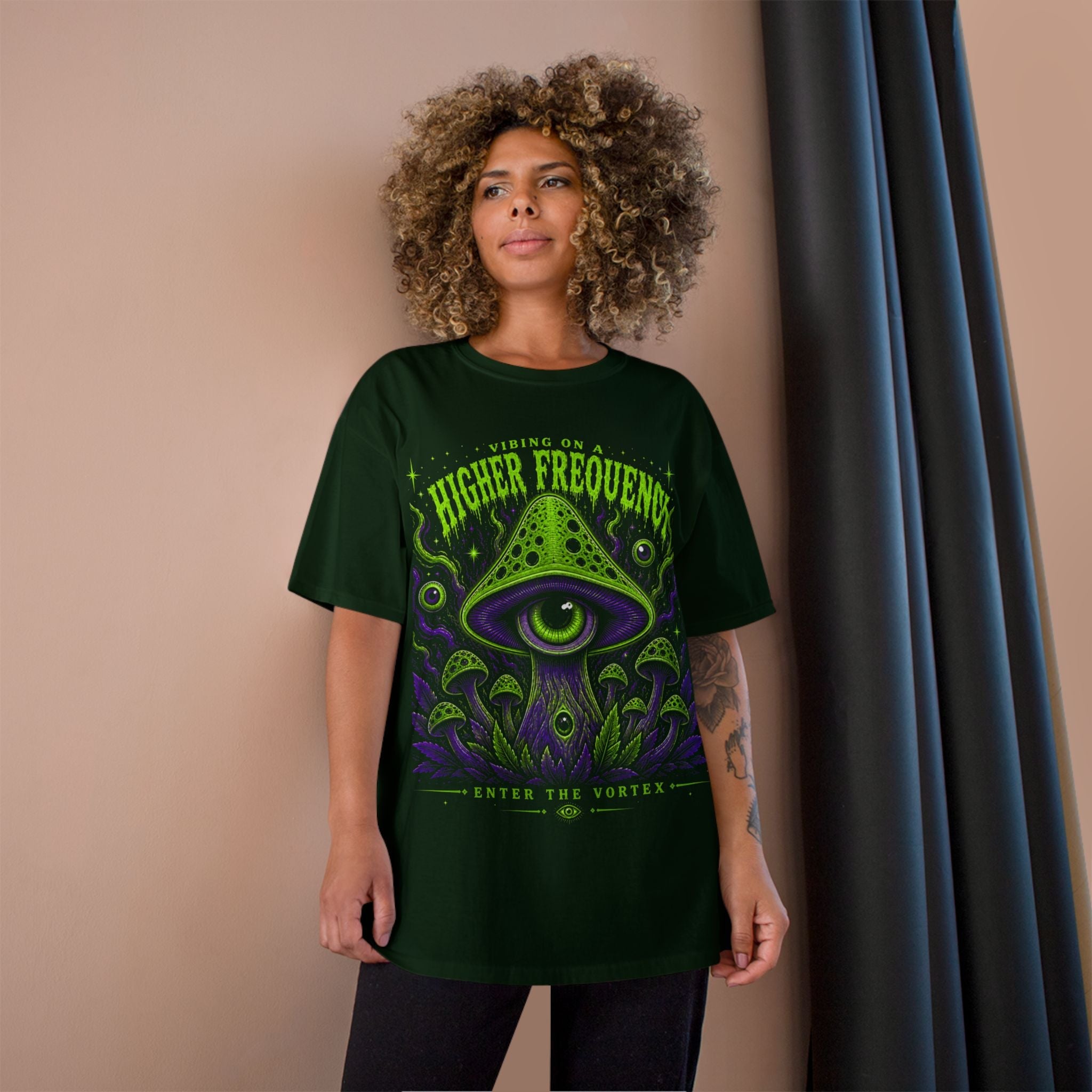 Higher Frequency Mushroom Tee