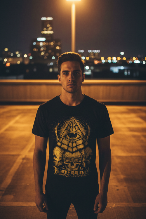 Higher Frequency Tee Night Rooftop