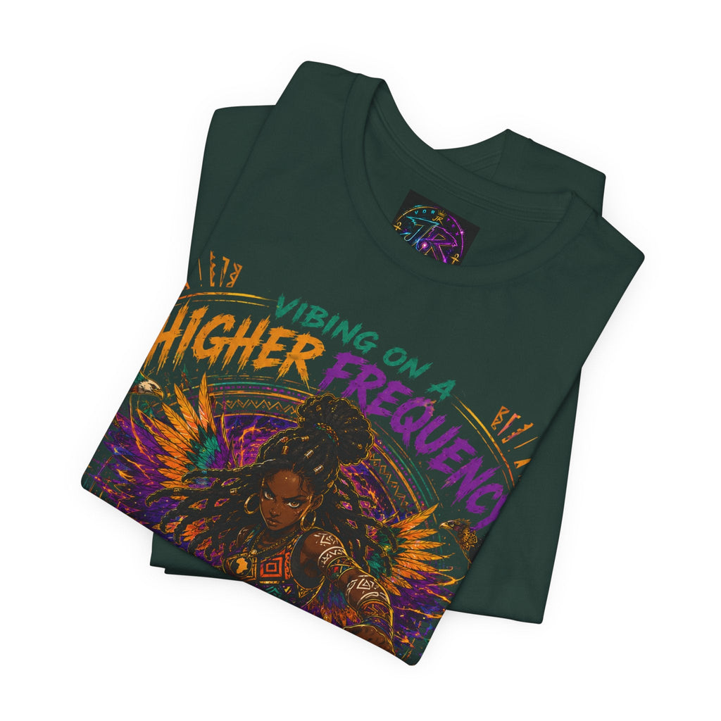Higher Frequency Warrior Tee — JR Vortex Ancient Power Limited Edition.