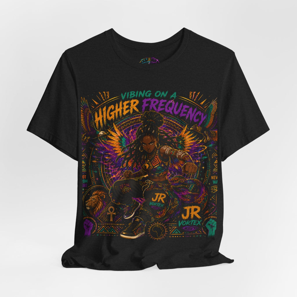 Higher Frequency Warrior Tee — JR Vortex Ancient Power Limited Edition.