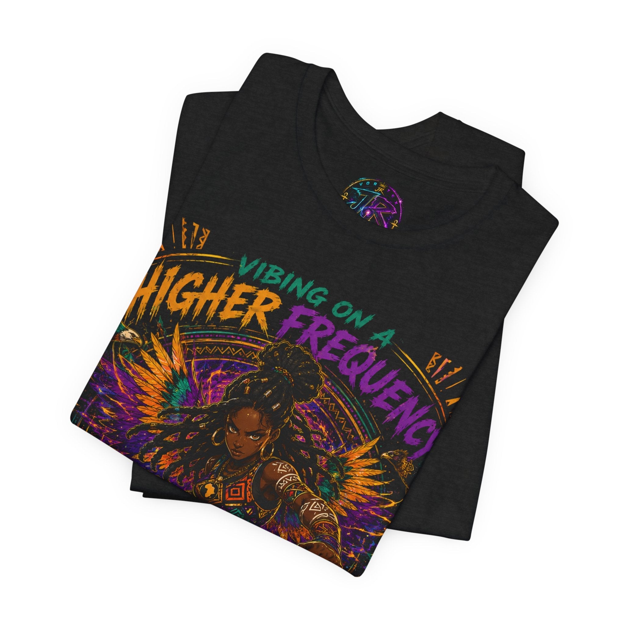 Higher Frequency Warrior Tee — JR Vortex Ancient Power Limited Edition.
