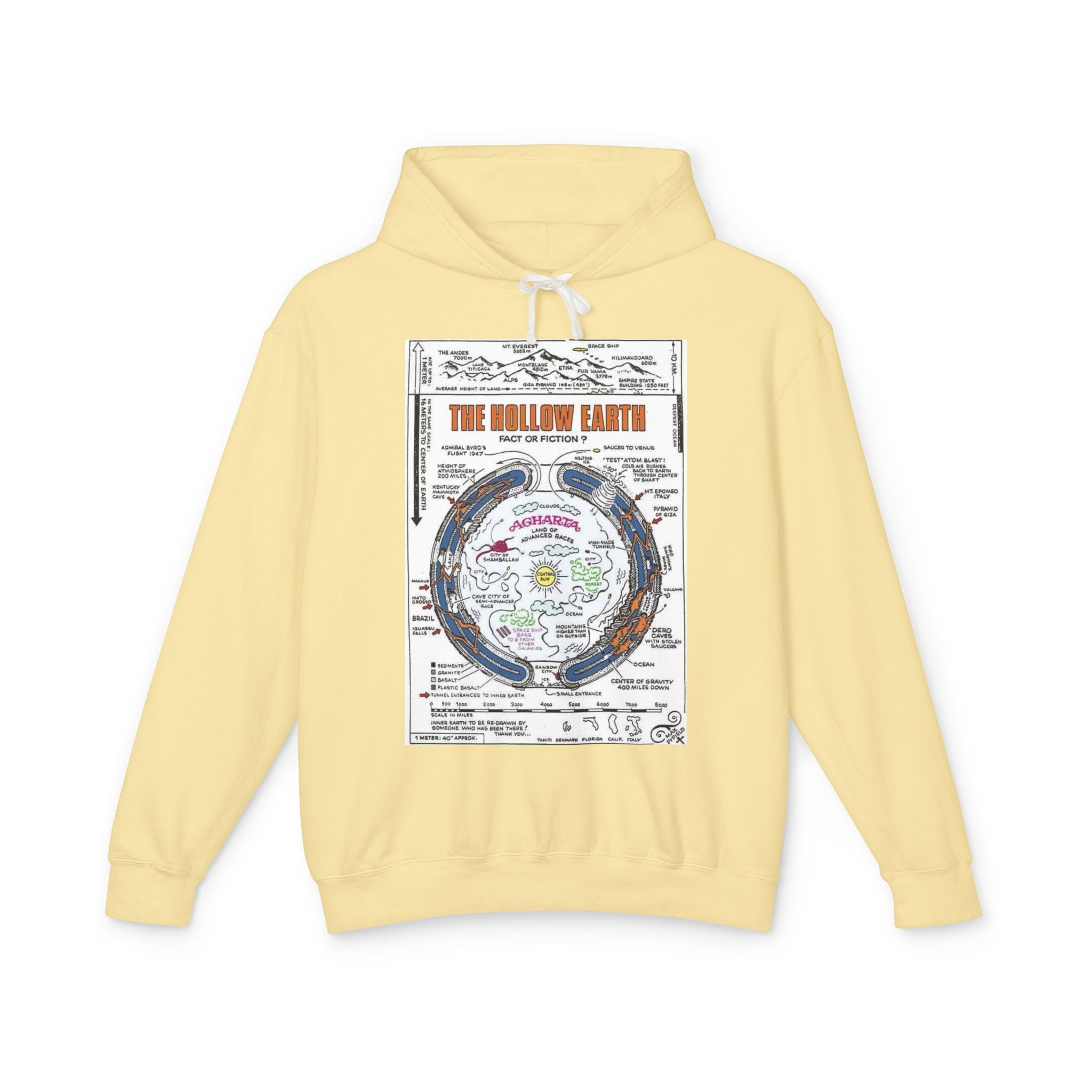 Unisex Lightweight Hooded Sweatshirt Printify