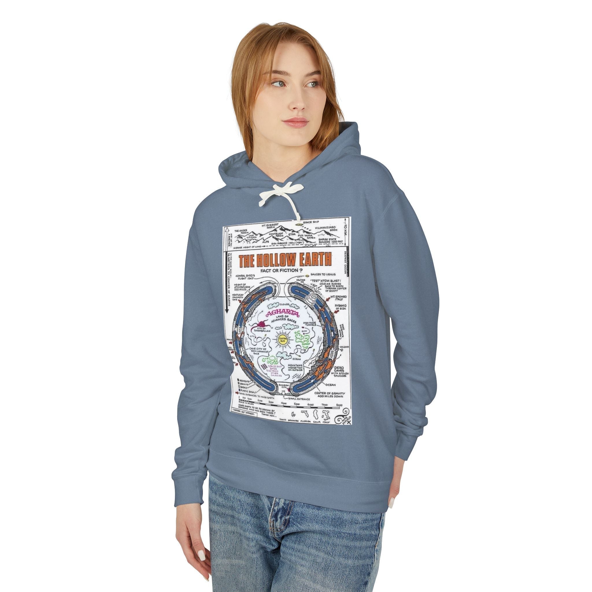 Unisex Lightweight Hooded Sweatshirt Printify