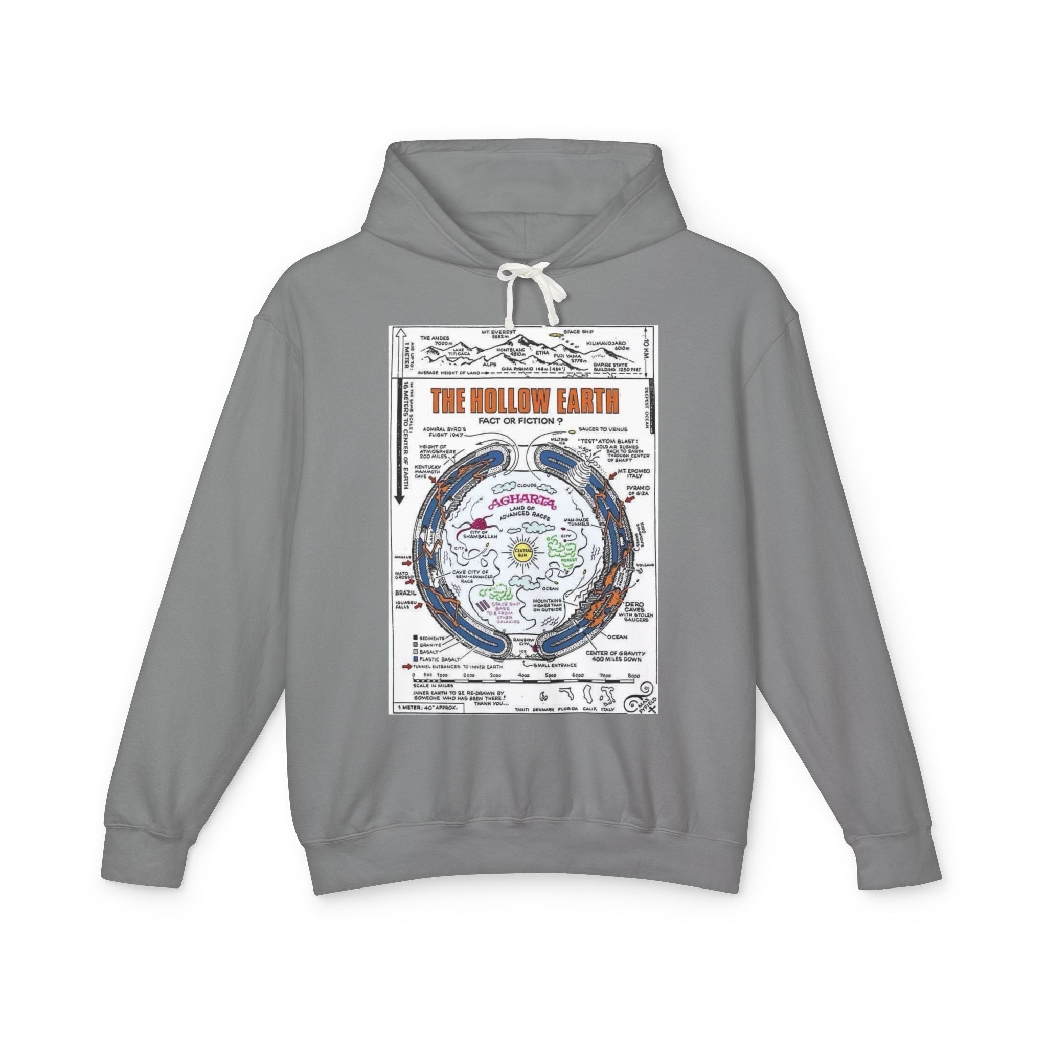 Unisex Lightweight Hooded Sweatshirt Printify