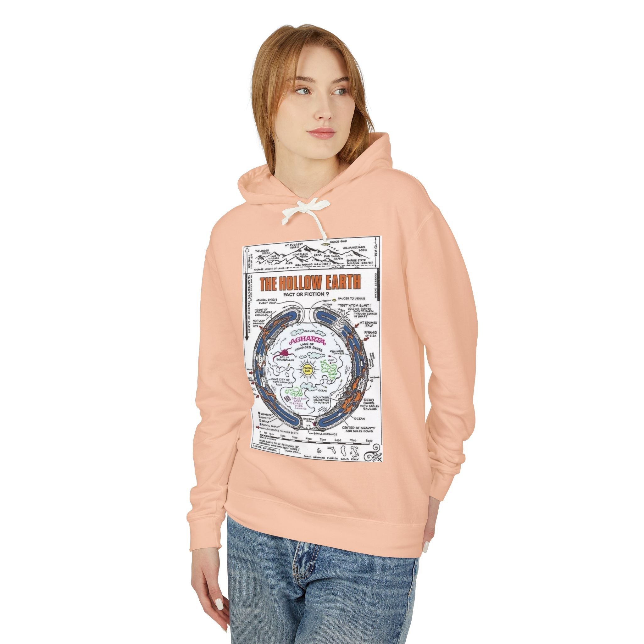 Unisex Lightweight Hooded Sweatshirt Printify