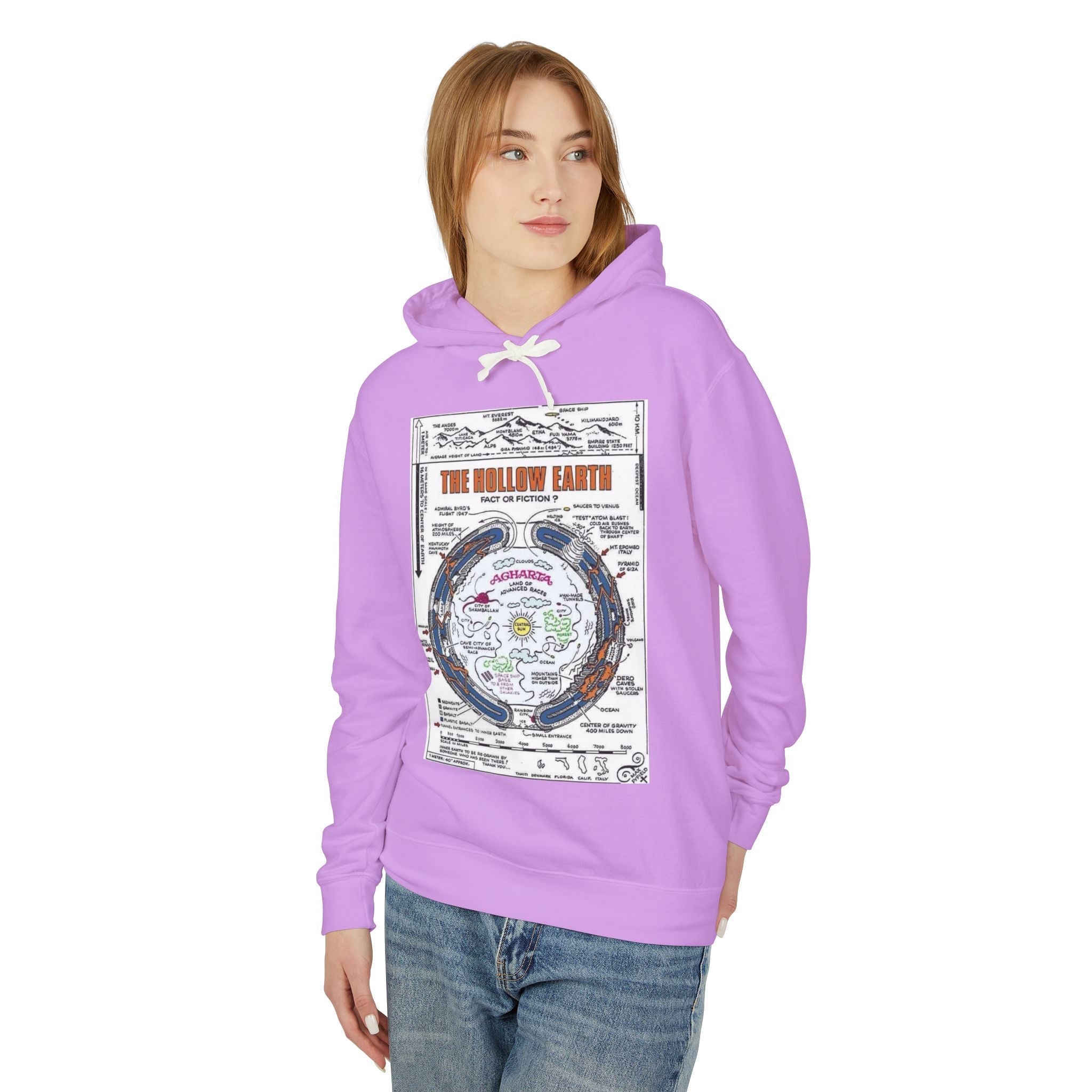 Unisex Lightweight Hooded Sweatshirt Printify