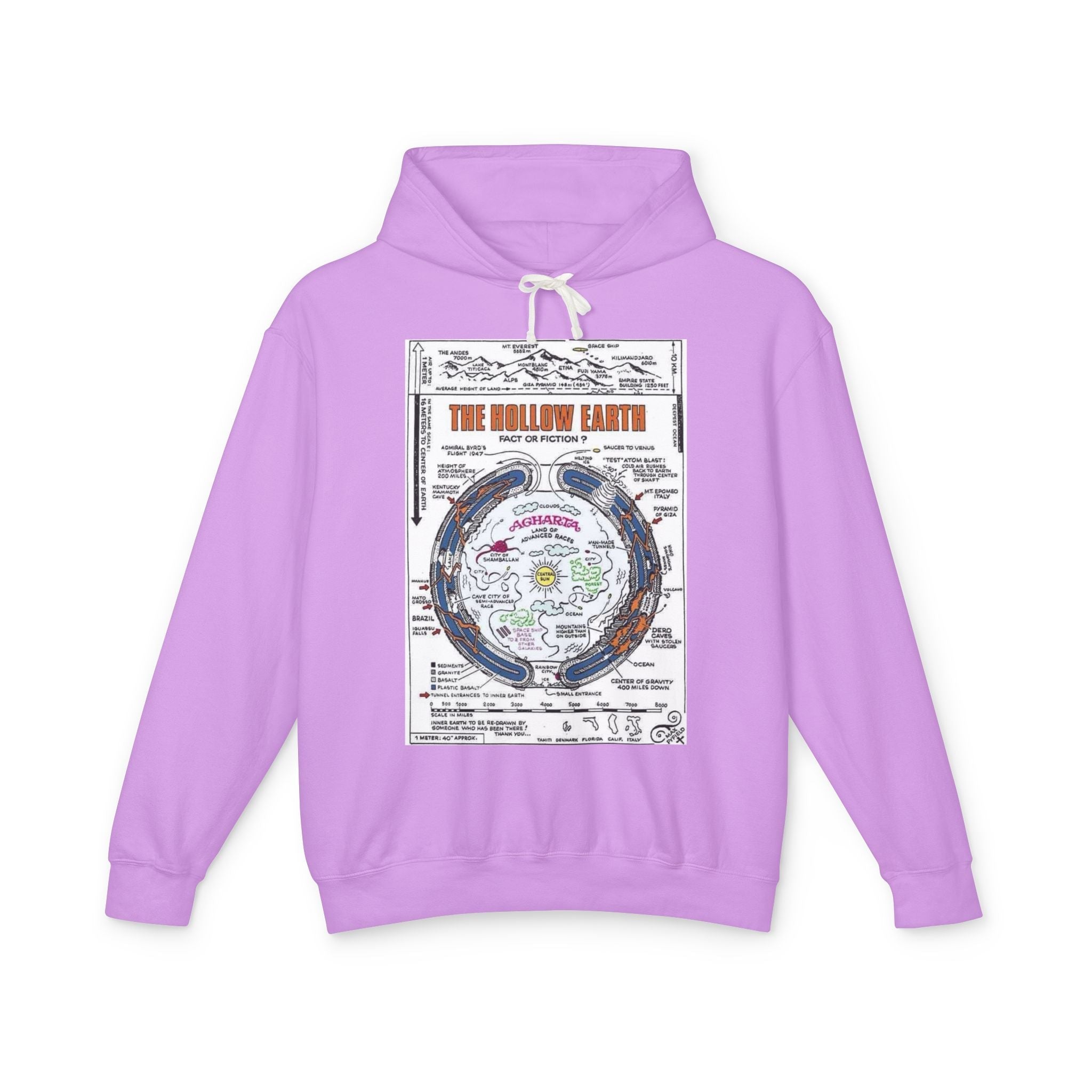 Unisex Lightweight Hooded Sweatshirt Printify