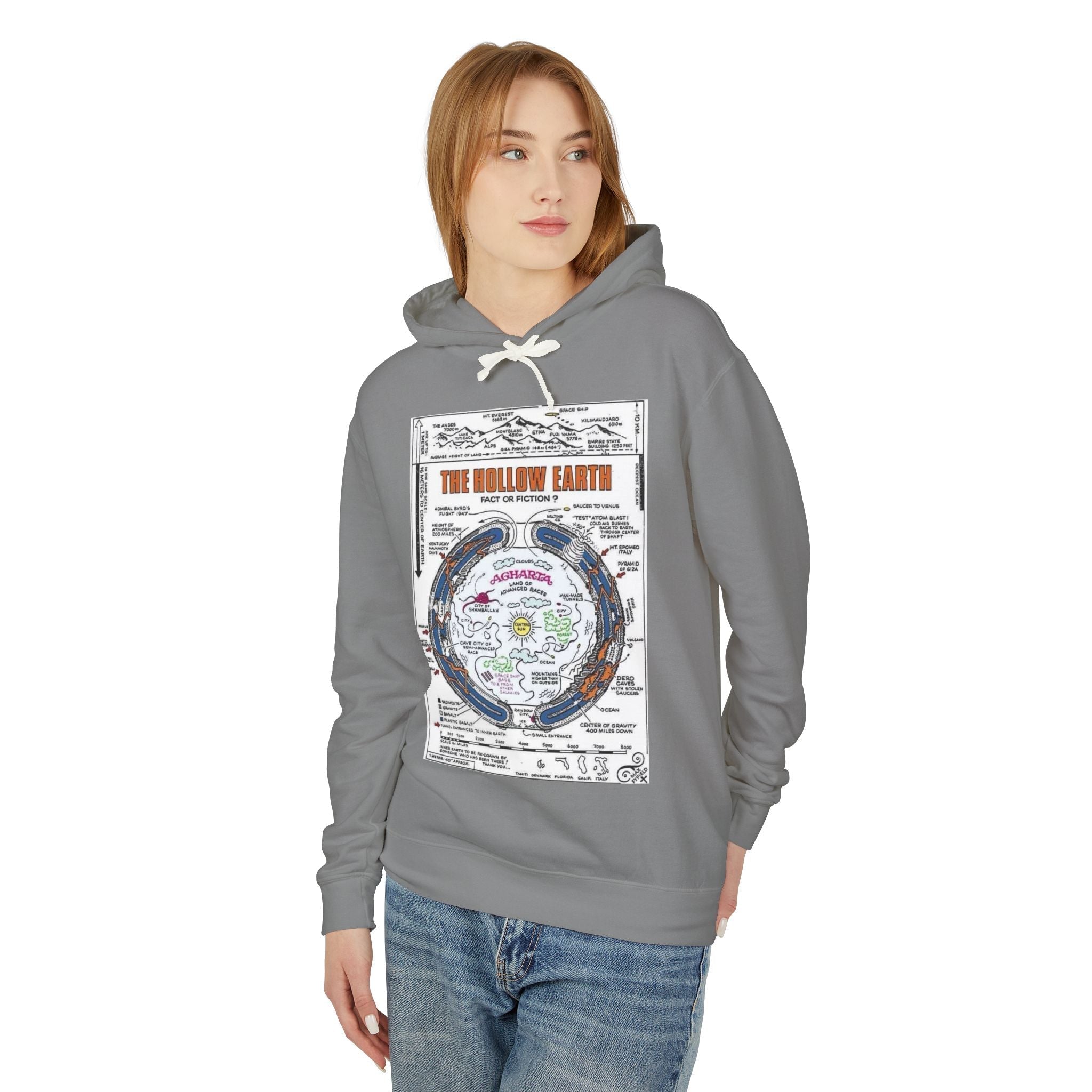 Unisex Lightweight Hooded Sweatshirt Printify