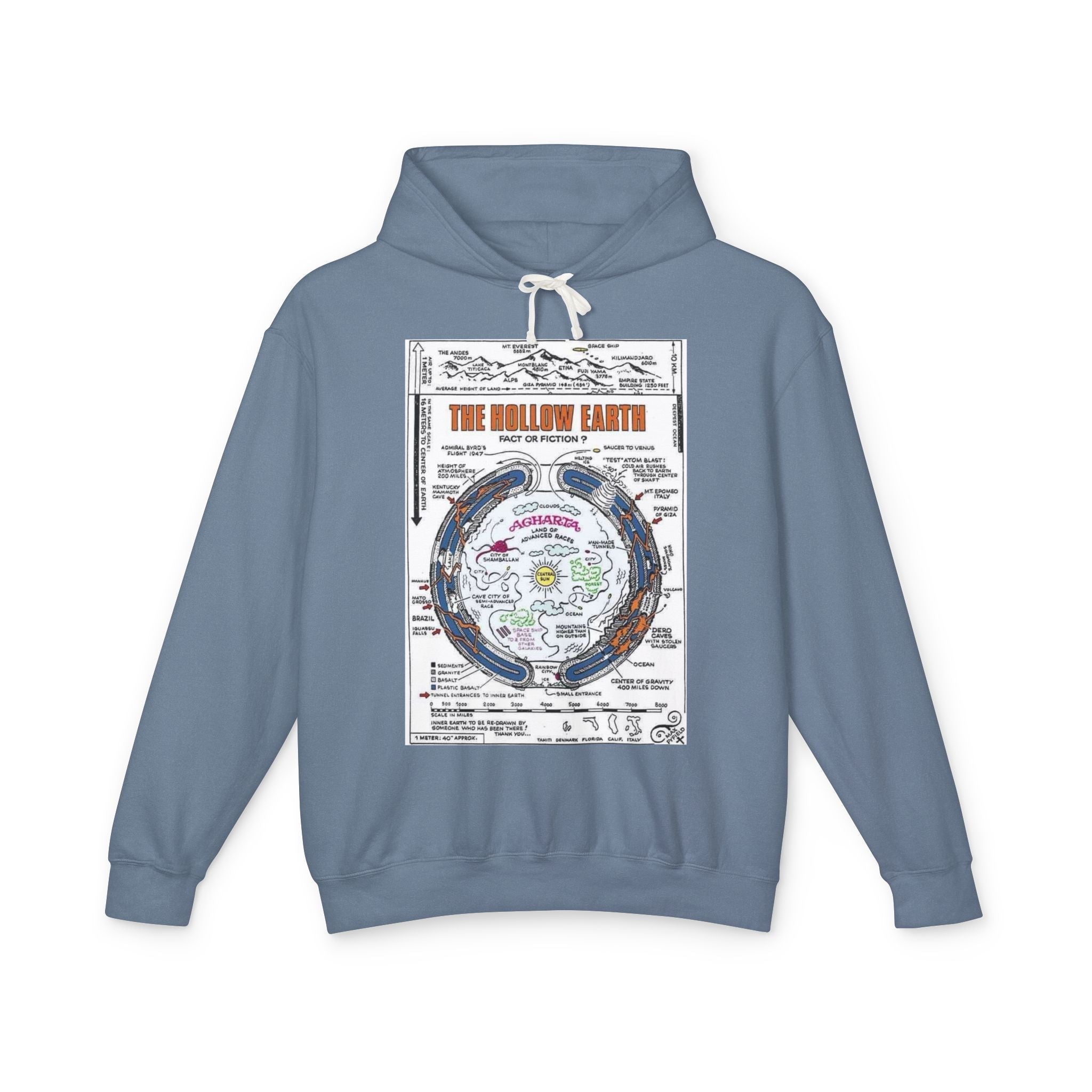Unisex Lightweight Hooded Sweatshirt Printify