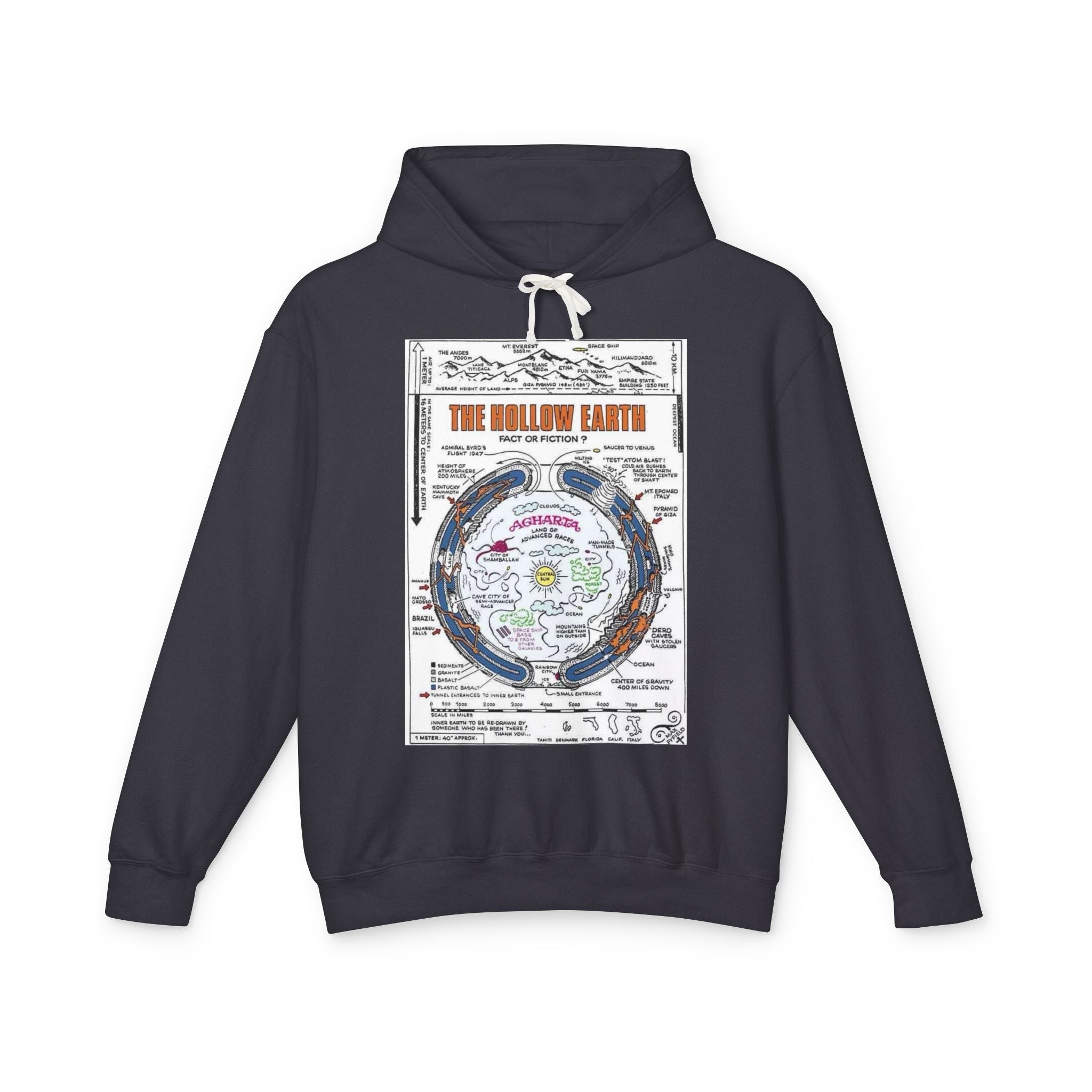 Unisex Lightweight Hooded Sweatshirt Printify
