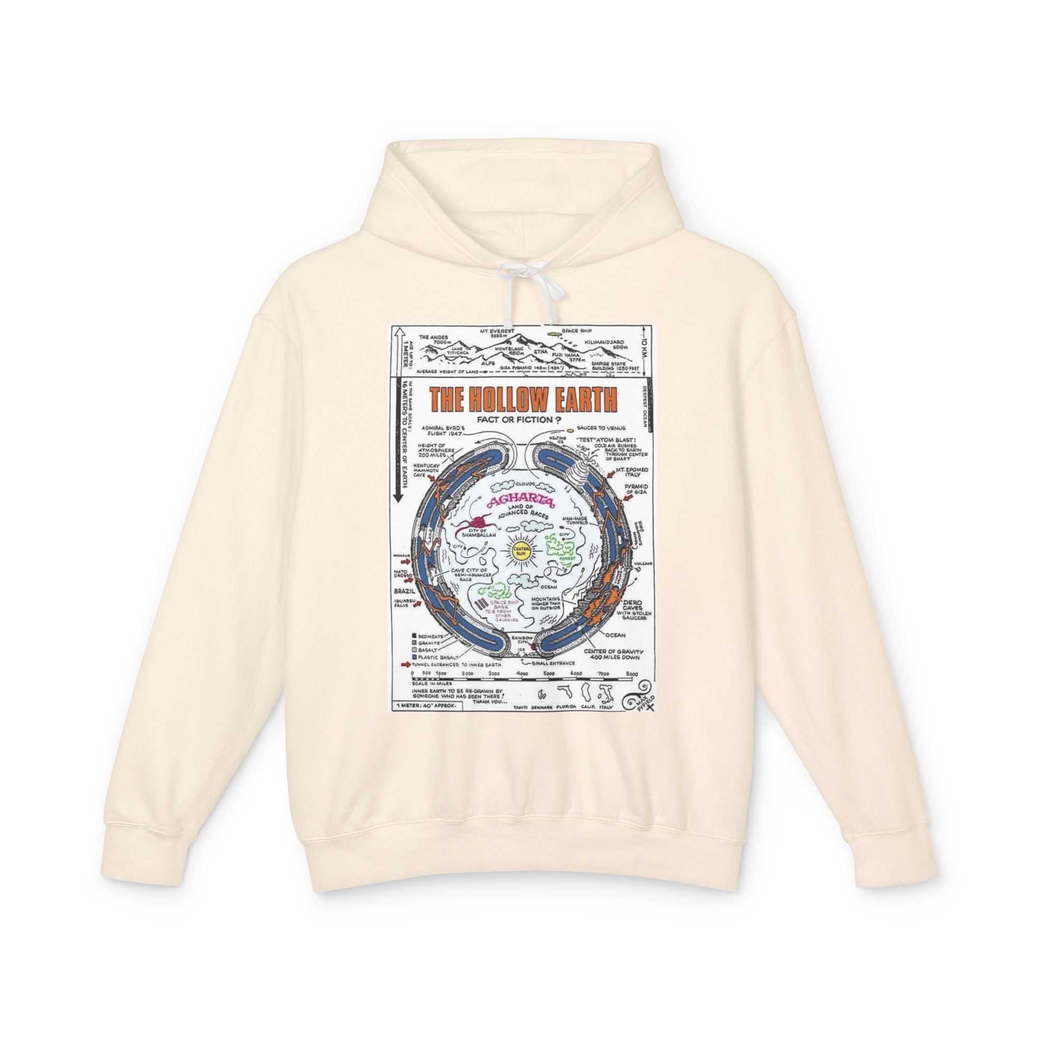Unisex Lightweight Hooded Sweatshirt Printify