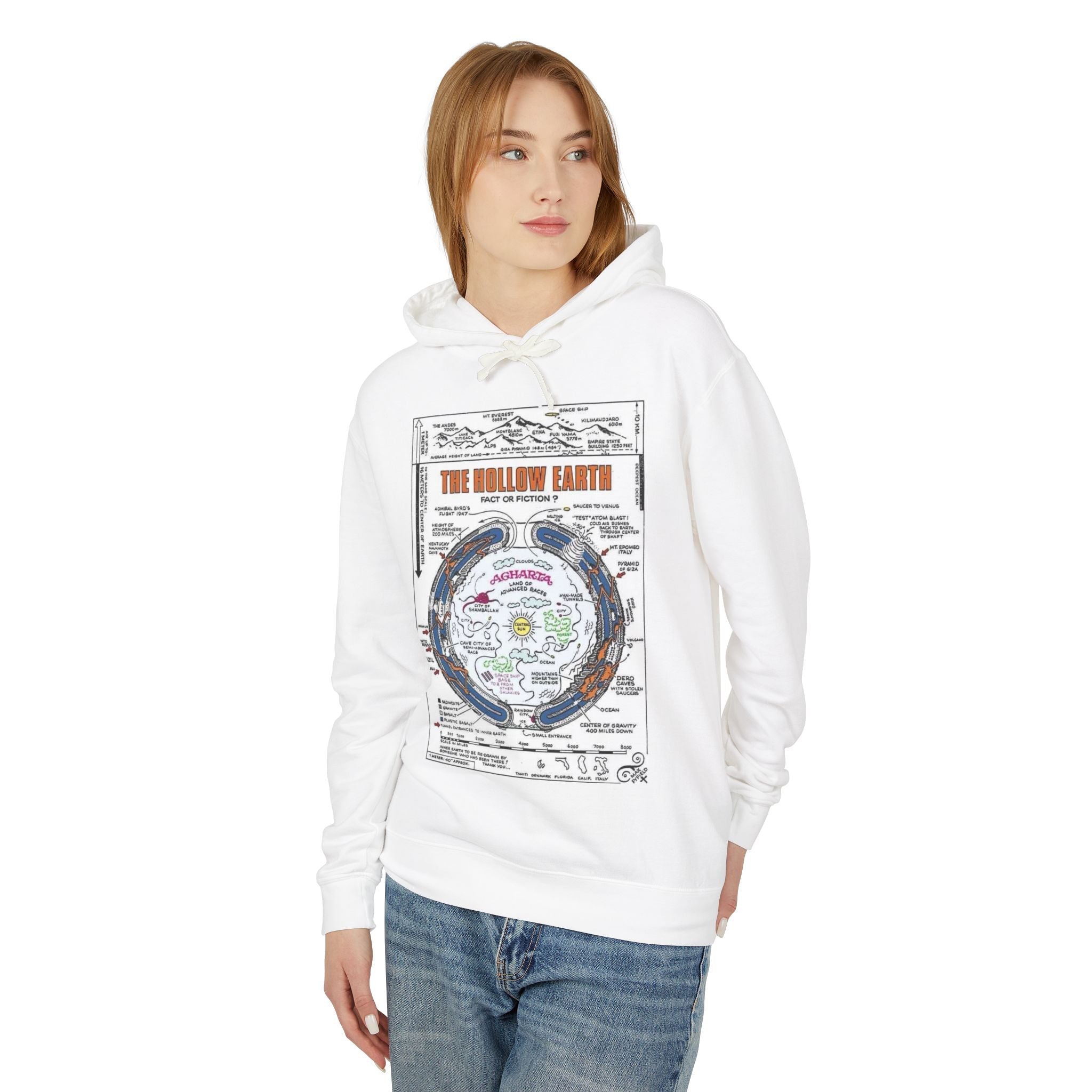 Unisex Lightweight Hooded Sweatshirt Printify