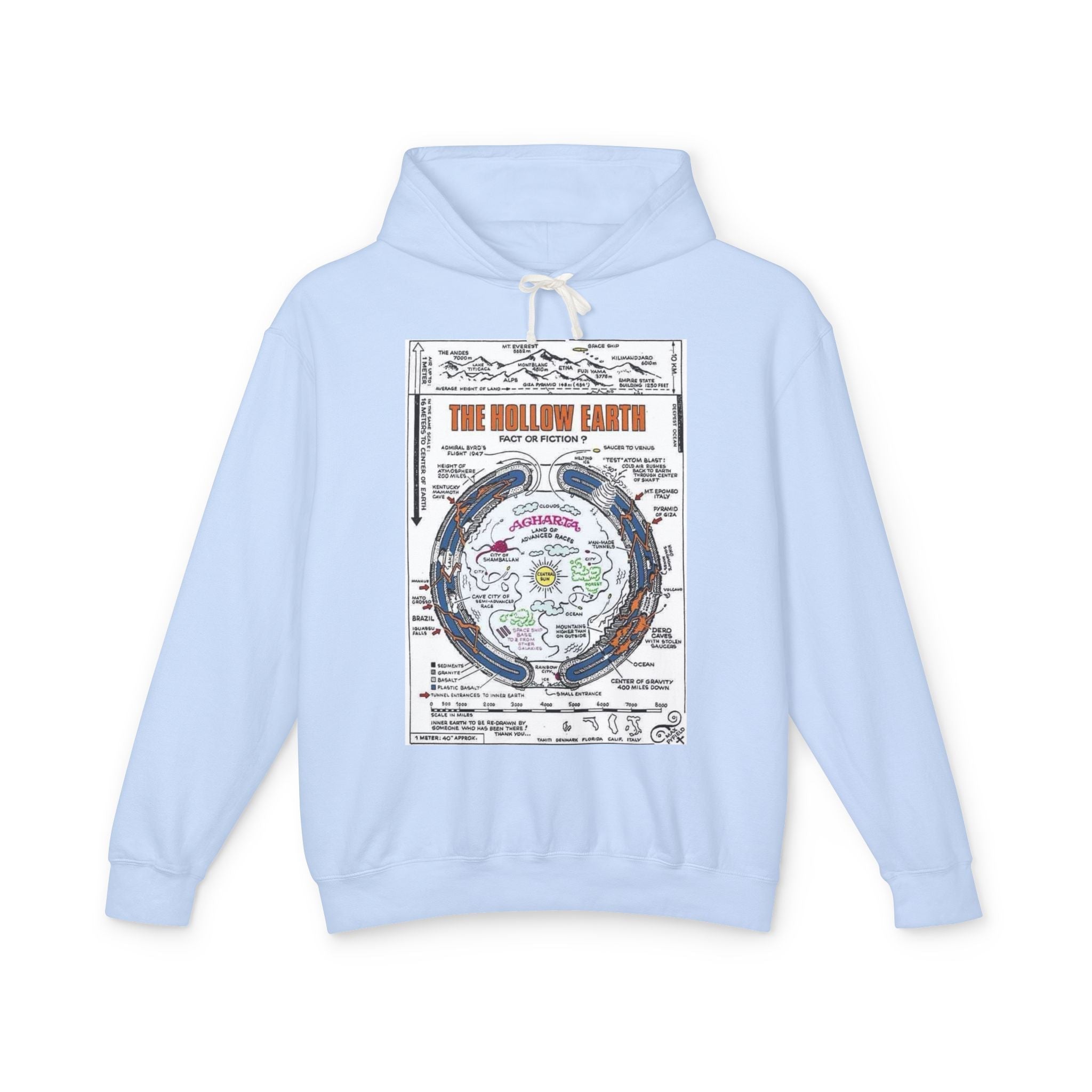 Unisex Lightweight Hooded Sweatshirt Printify