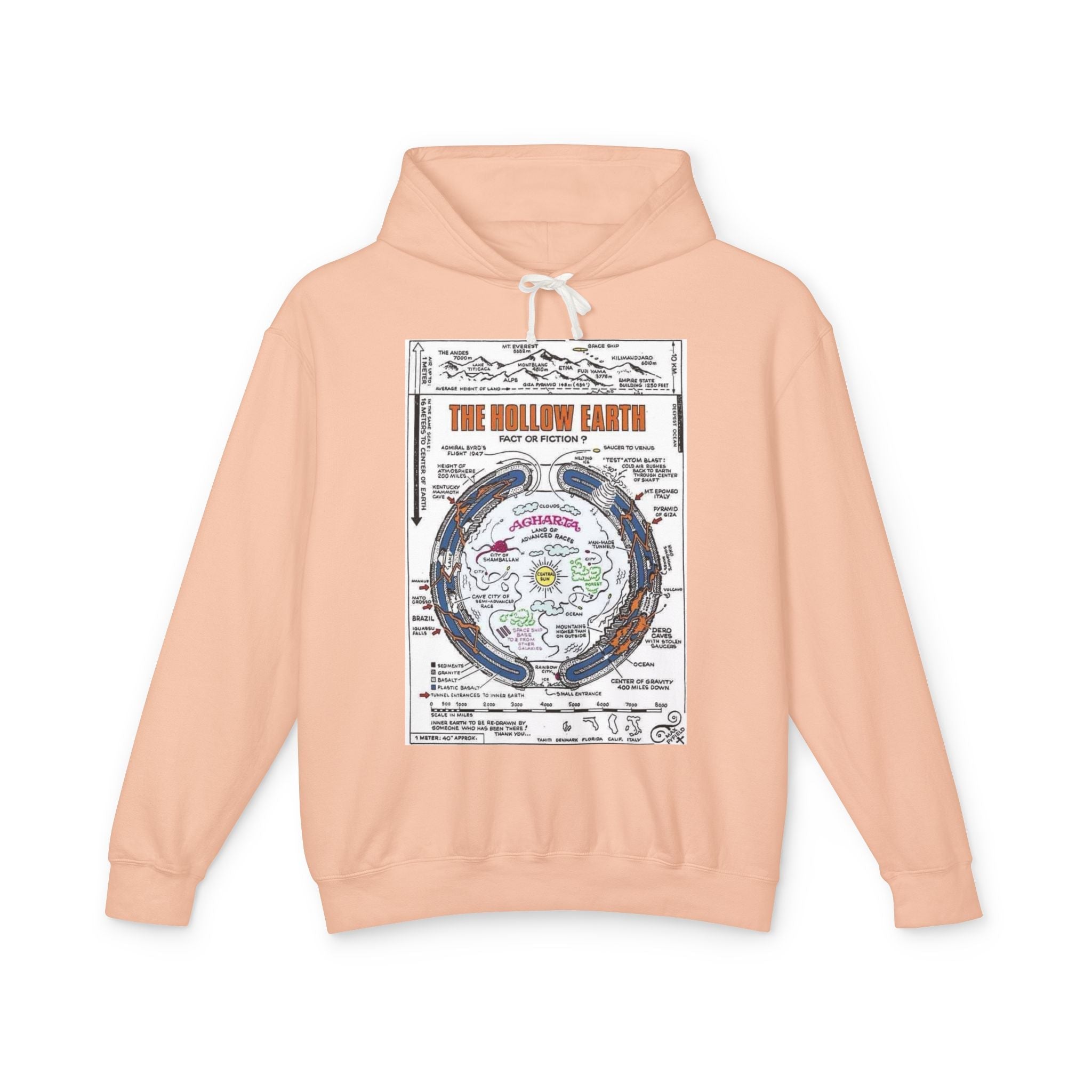 Unisex Lightweight Hooded Sweatshirt Printify