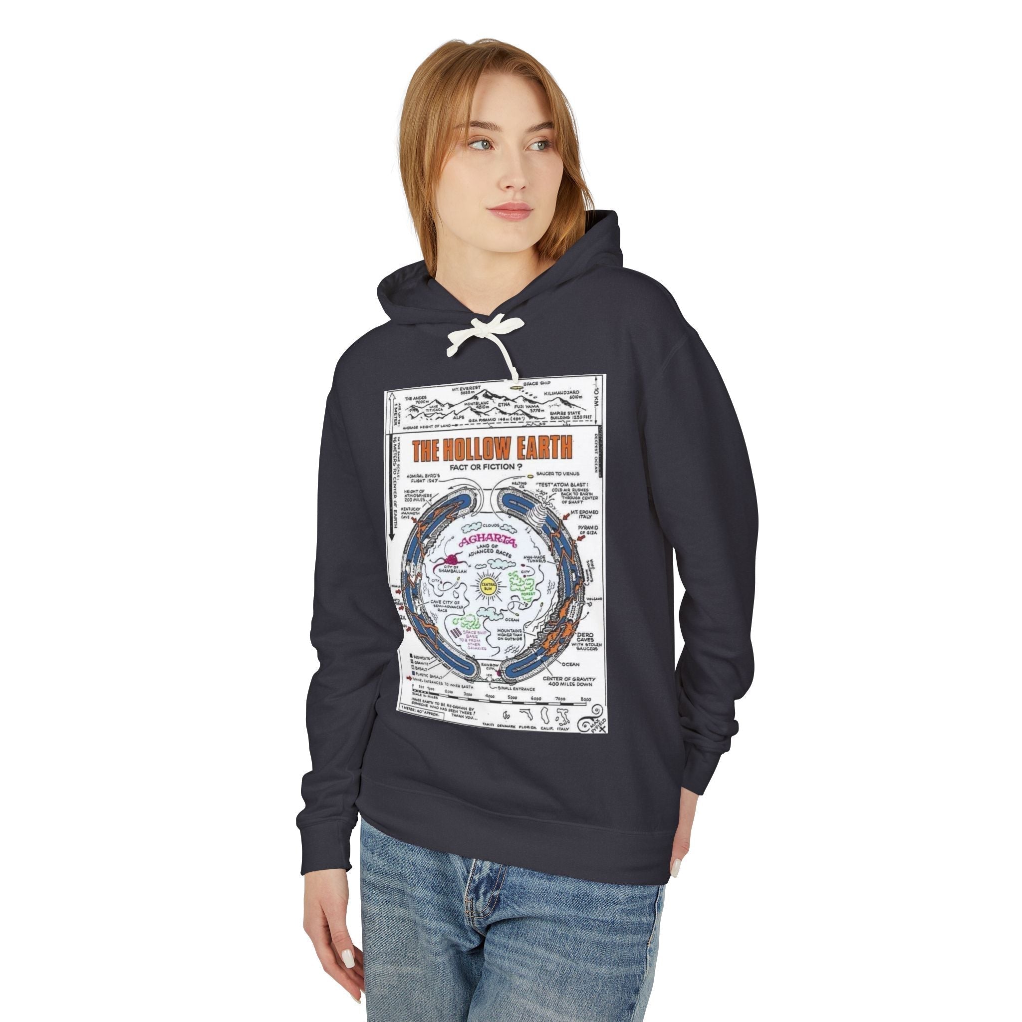 Unisex Lightweight Hooded Sweatshirt Printify