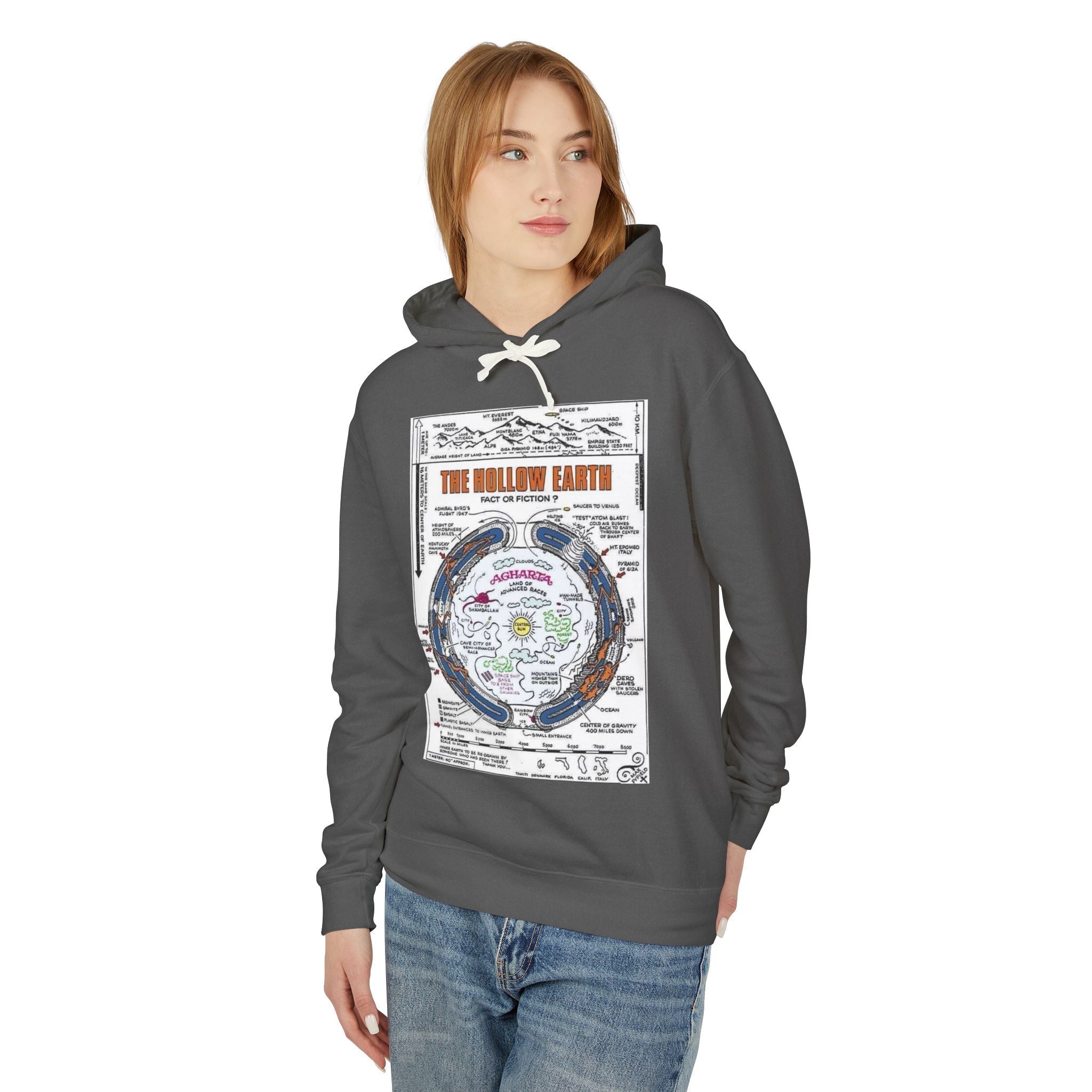Unisex Lightweight Hooded Sweatshirt Printify