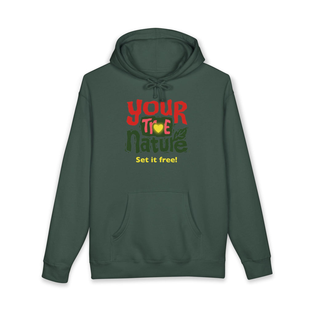 Hoodie — "Your True Nature" Graphic Hoodie, Set It Free Inspirational Pull‑Over Printify