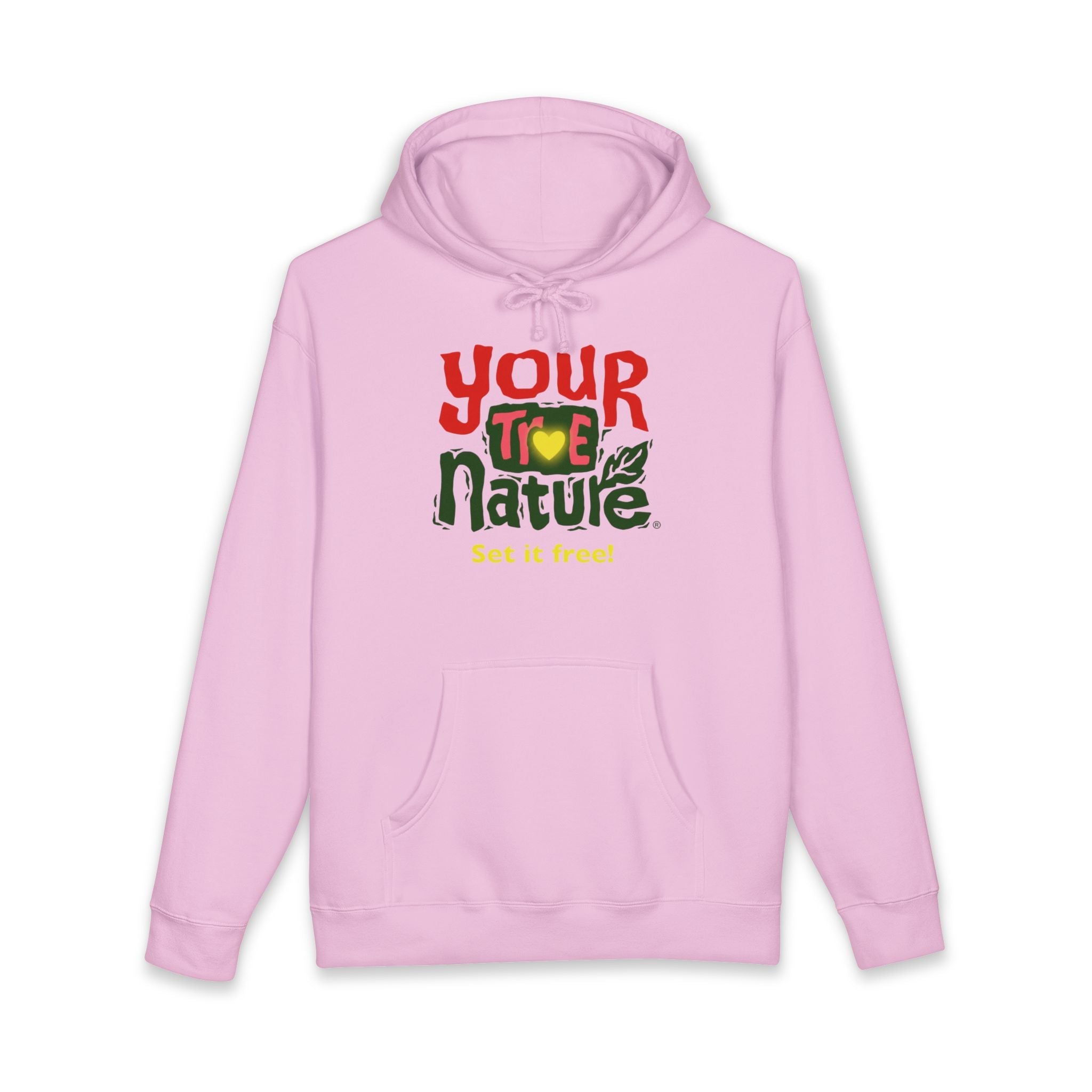 Hoodie — "Your True Nature" Graphic Hoodie, Set It Free Inspirational Pull‑Over Printify