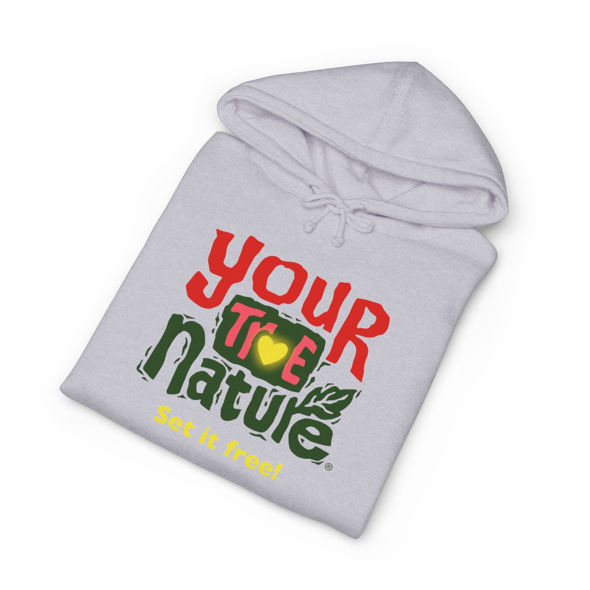 Hoodie — "Your True Nature" Graphic Hoodie, Set It Free Inspirational Pull‑Over Printify