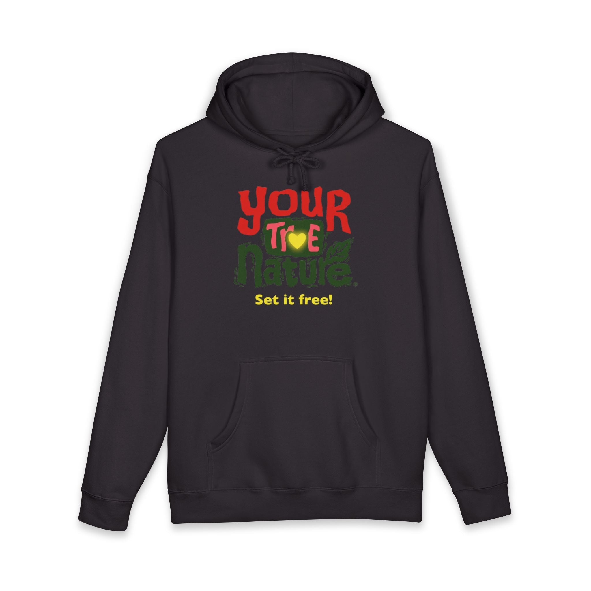 Hoodie — "Your True Nature" Graphic Hoodie, Set It Free Inspirational Pull‑Over Printify