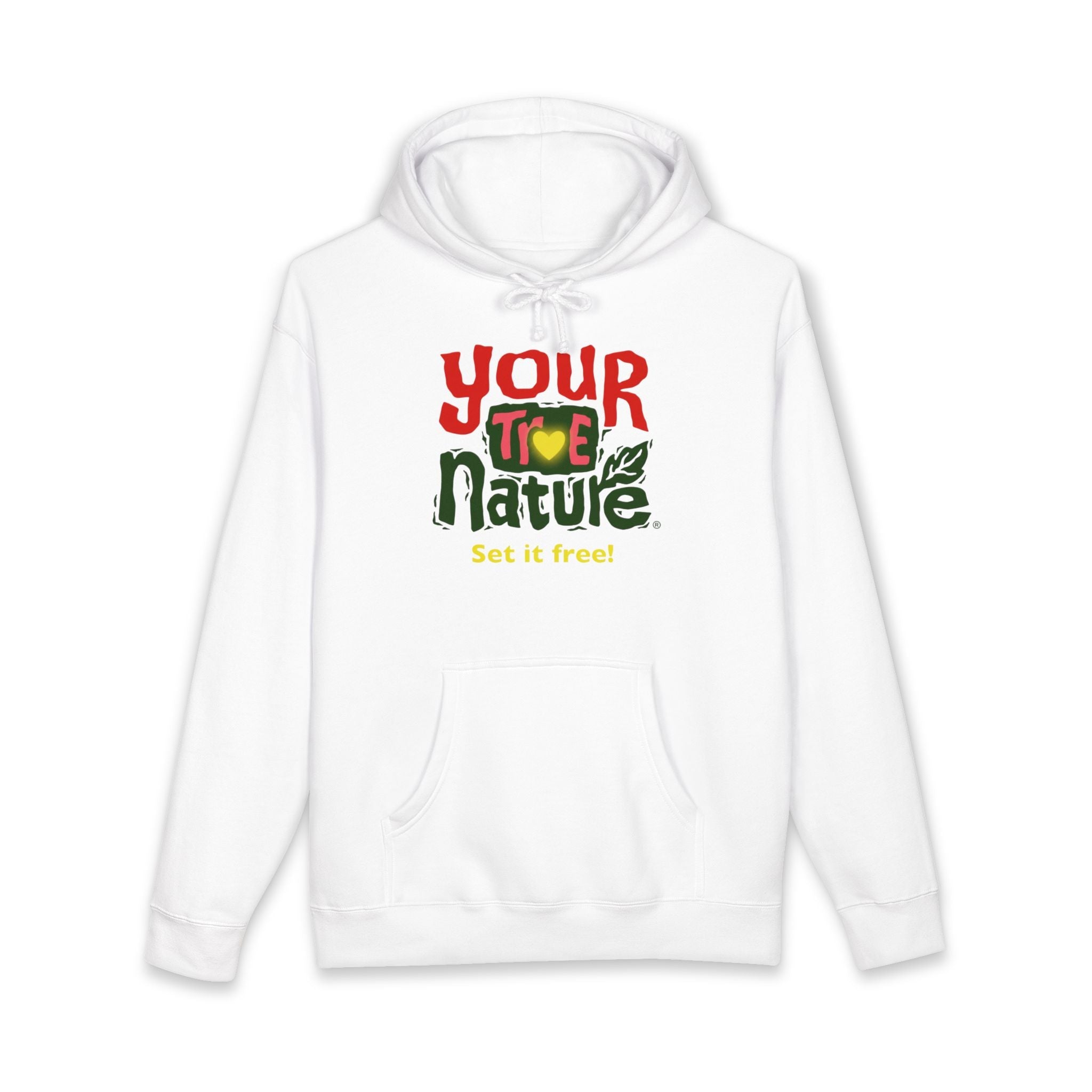 Hoodie — "Your True Nature" Graphic Hoodie, Set It Free Inspirational Pull‑Over Printify
