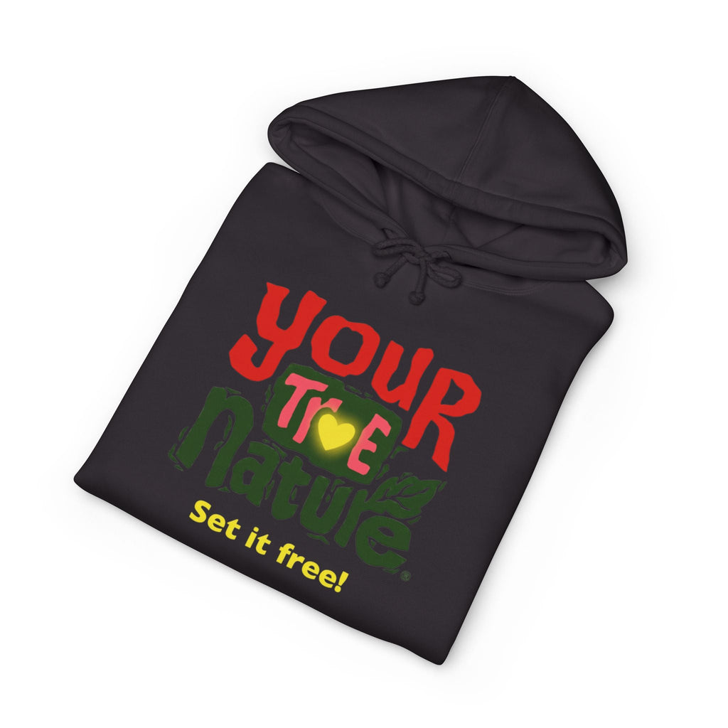 Hoodie — "Your True Nature" Graphic Hoodie, Set It Free Inspirational Pull‑Over Printify