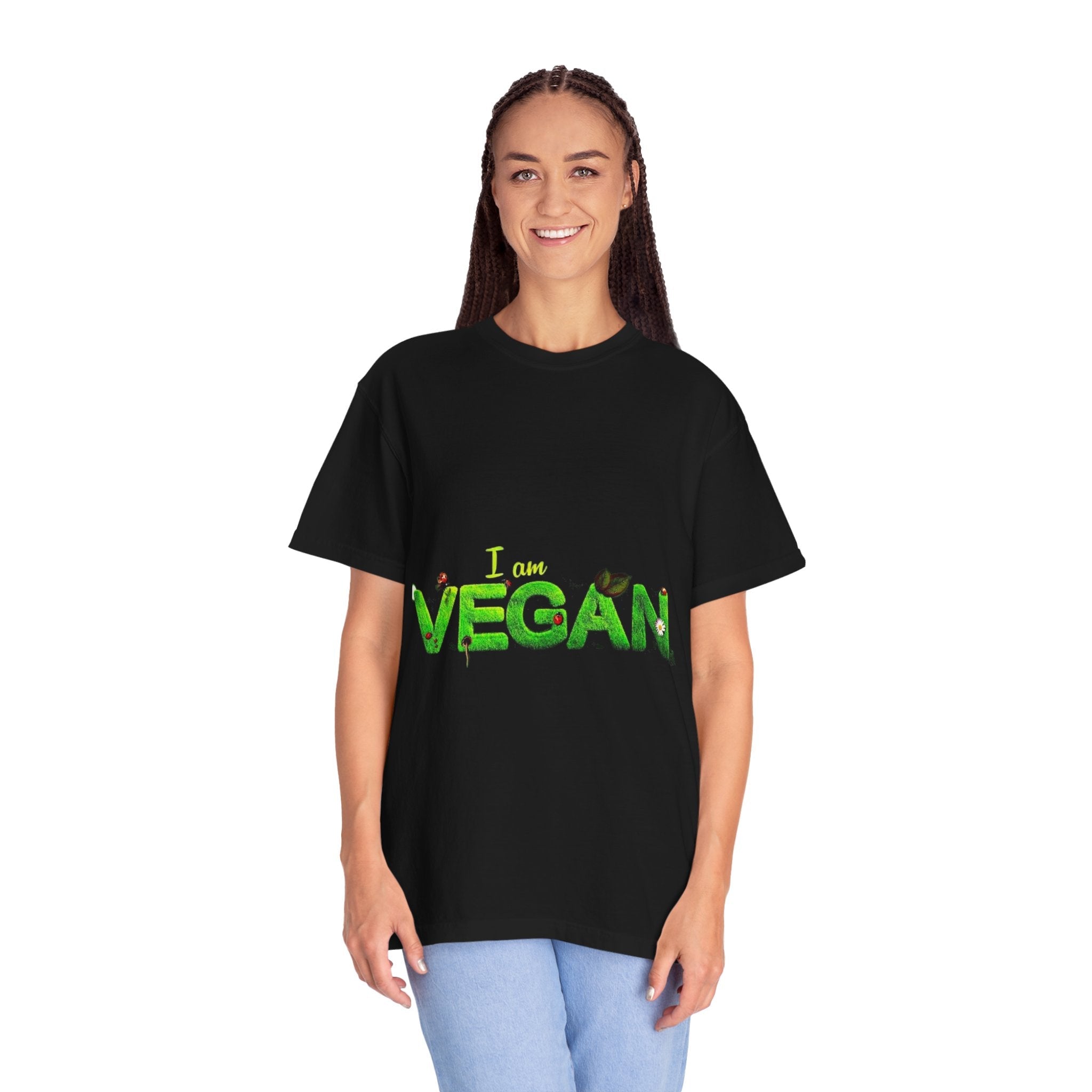 I Am Vegan T-Shirt — Bold Vegan Statement Tee Printify