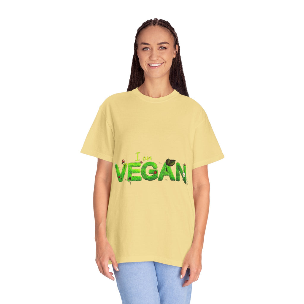 I Am Vegan T-Shirt — Bold Vegan Statement Tee Printify