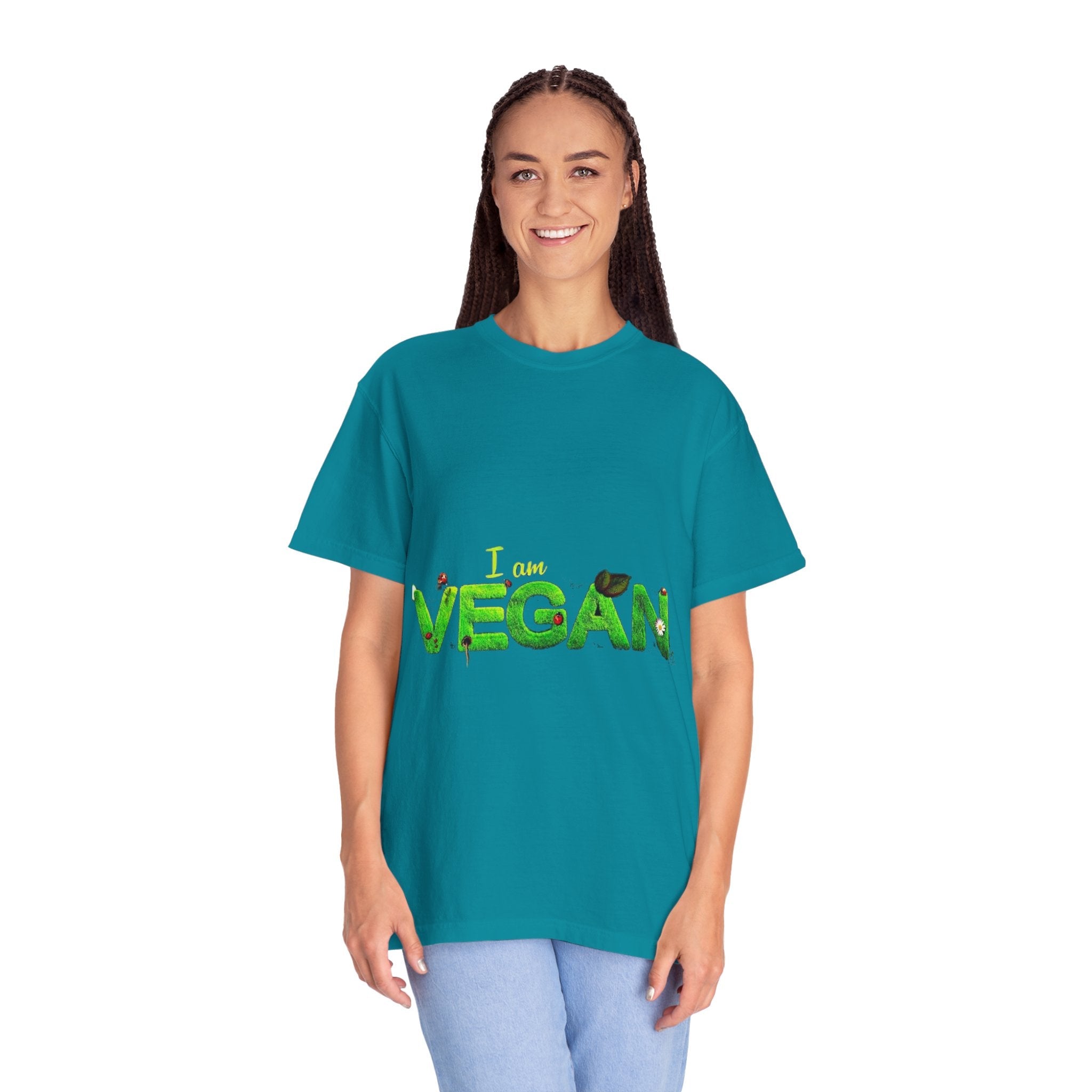 I Am Vegan T-Shirt — Bold Vegan Statement Tee Printify