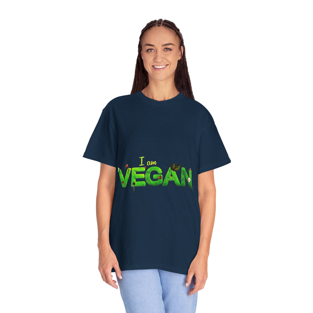 I Am Vegan T-Shirt — Bold Vegan Statement Tee Printify