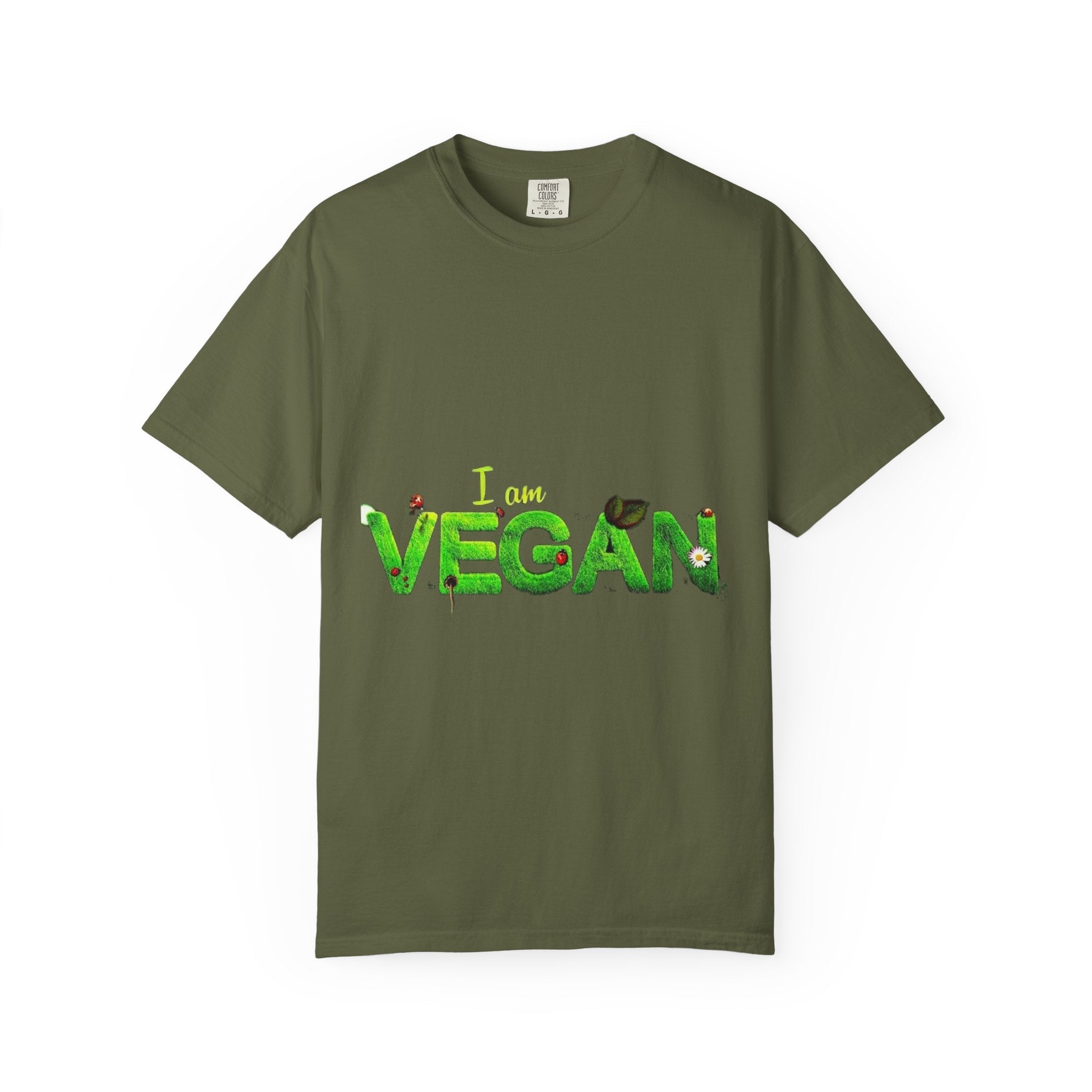 I Am Vegan T-Shirt — Bold Vegan Statement Tee Printify