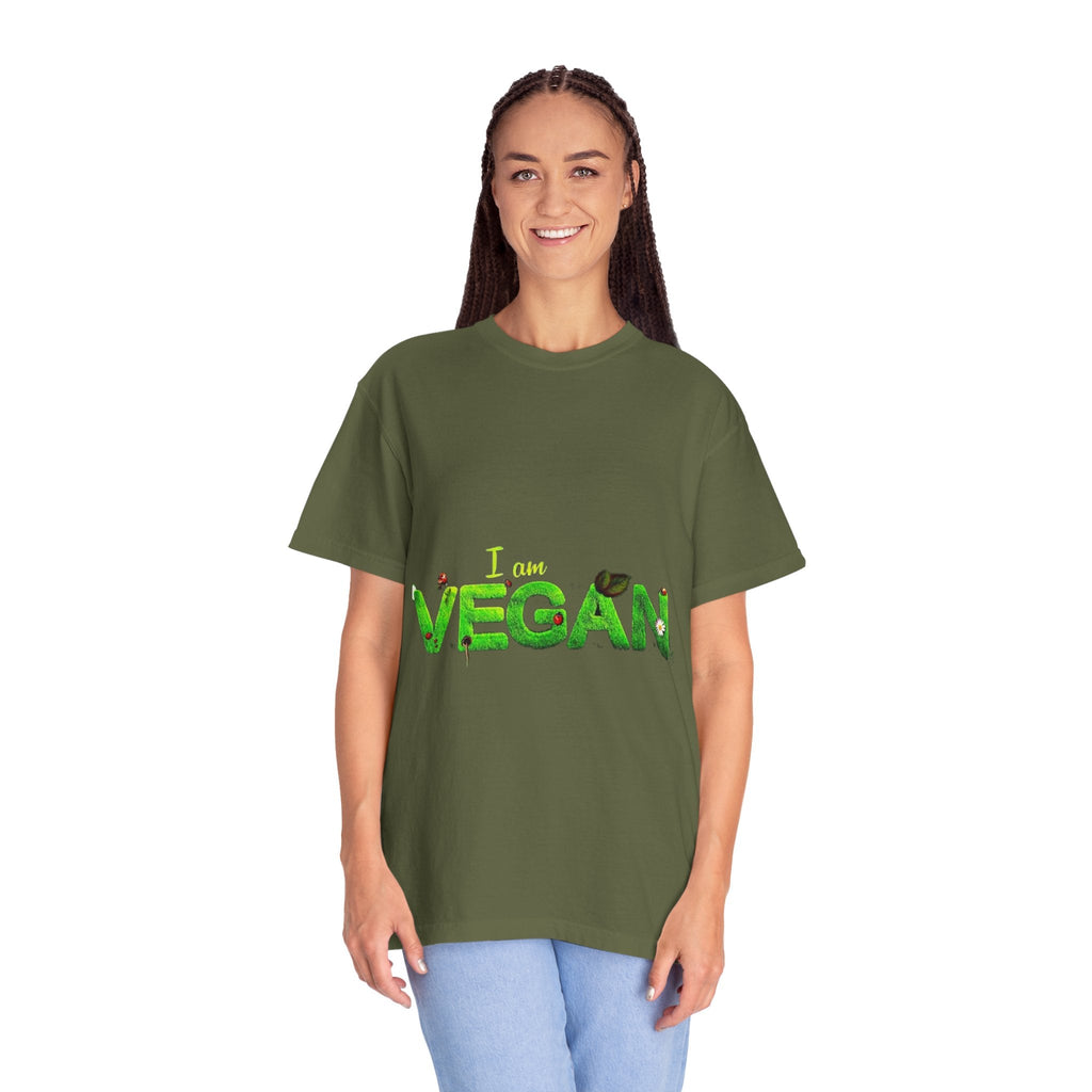 I Am Vegan T-Shirt — Bold Vegan Statement Tee Printify
