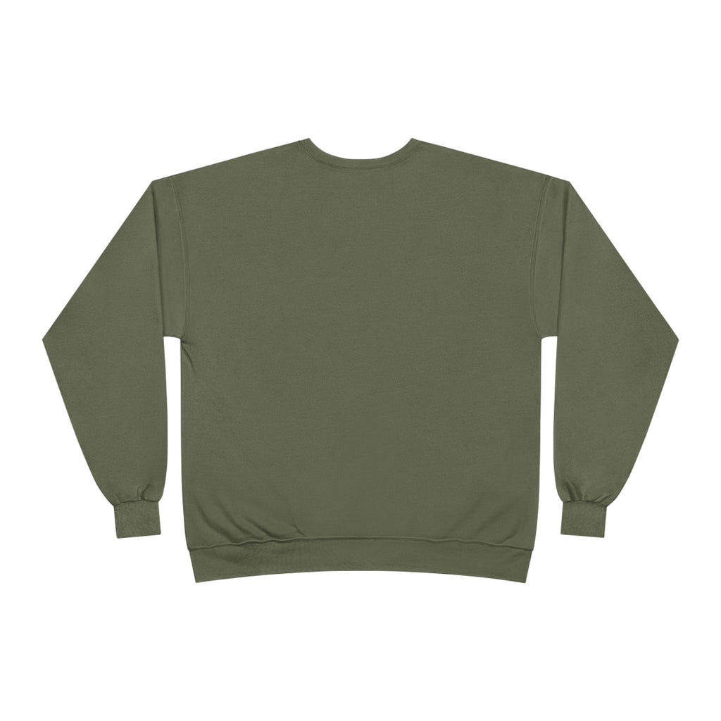 Illuminati Confirmed Crewneck Sweatshirt — Green Pyramid Eye Graphic Printify