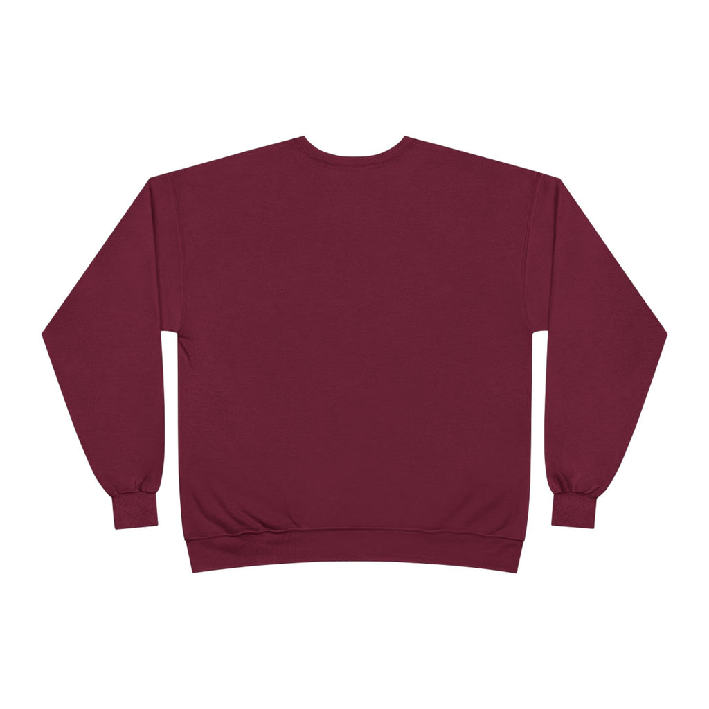 Illuminati Confirmed Crewneck Sweatshirt — Green Pyramid Eye Graphic Printify