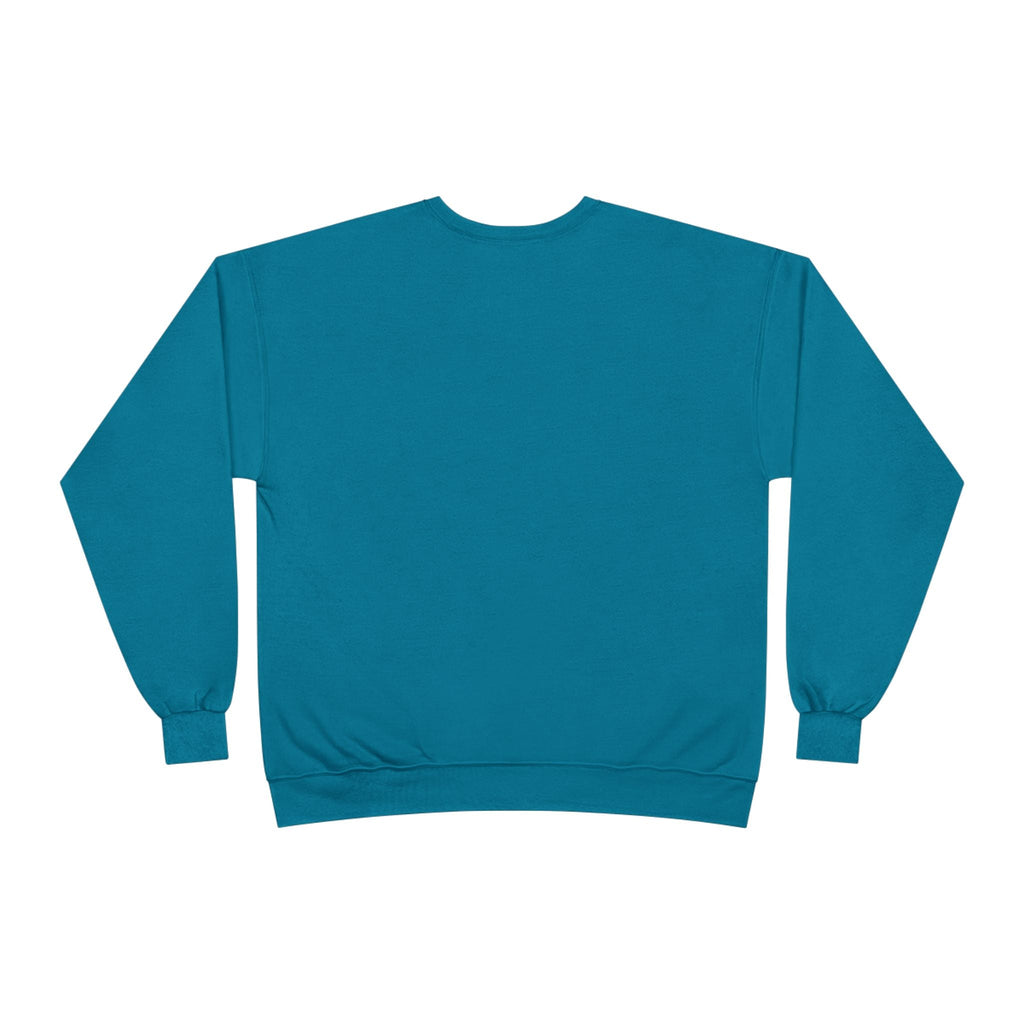 Illuminati Confirmed Crewneck Sweatshirt — Green Pyramid Eye Graphic Printify