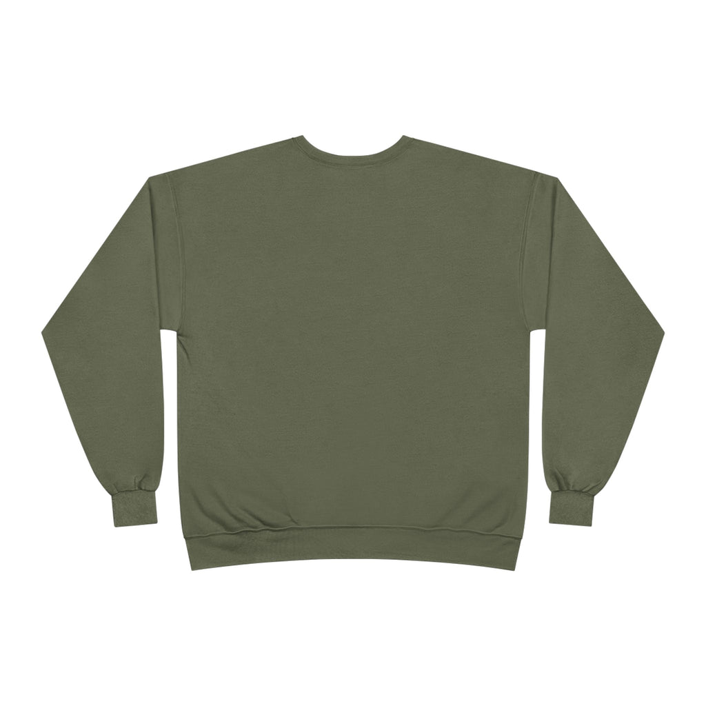 Illuminati Confirmed Crewneck Sweatshirt — Green Pyramid Eye Graphic Printify