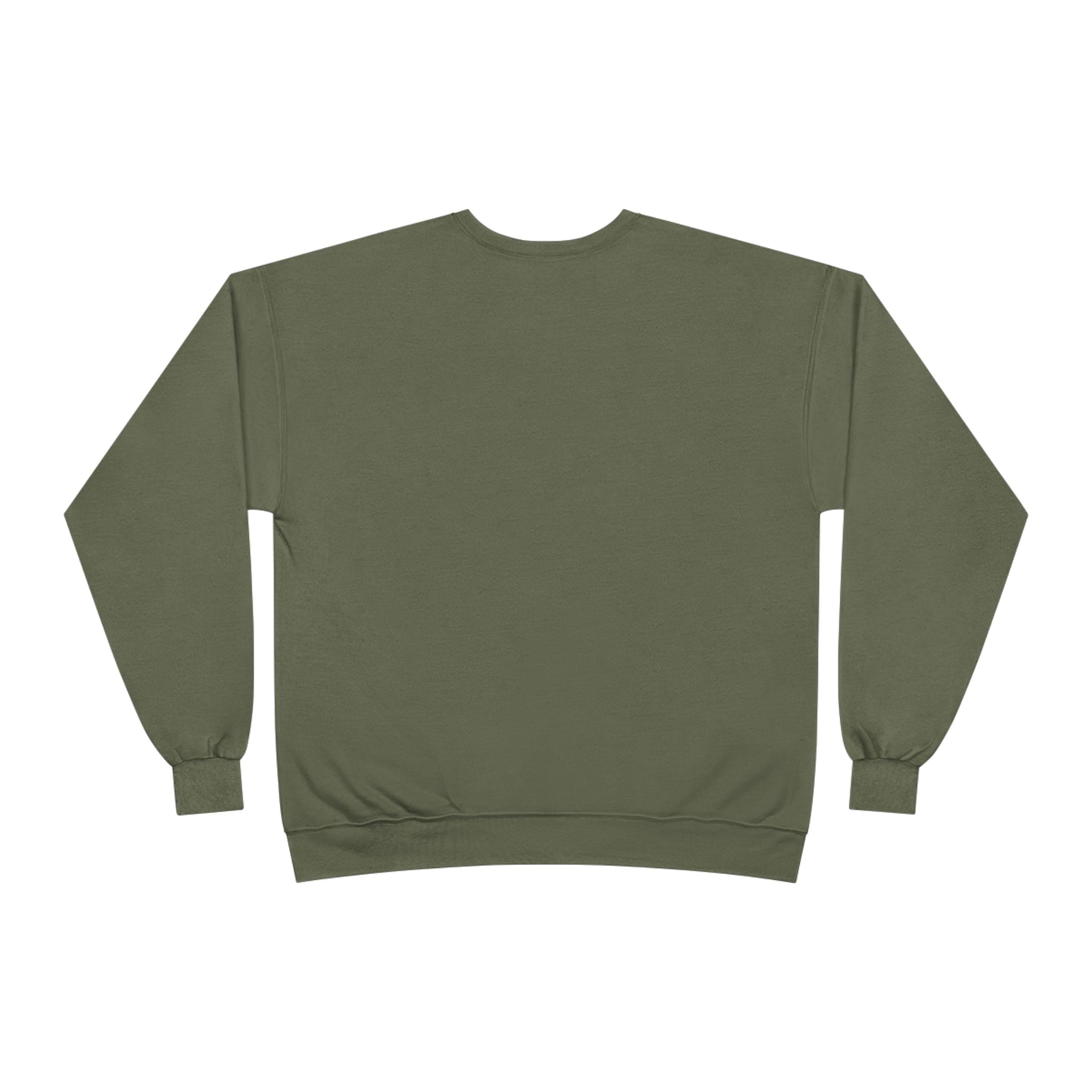 Illuminati Confirmed Crewneck Sweatshirt — Green Pyramid Eye Graphic Printify