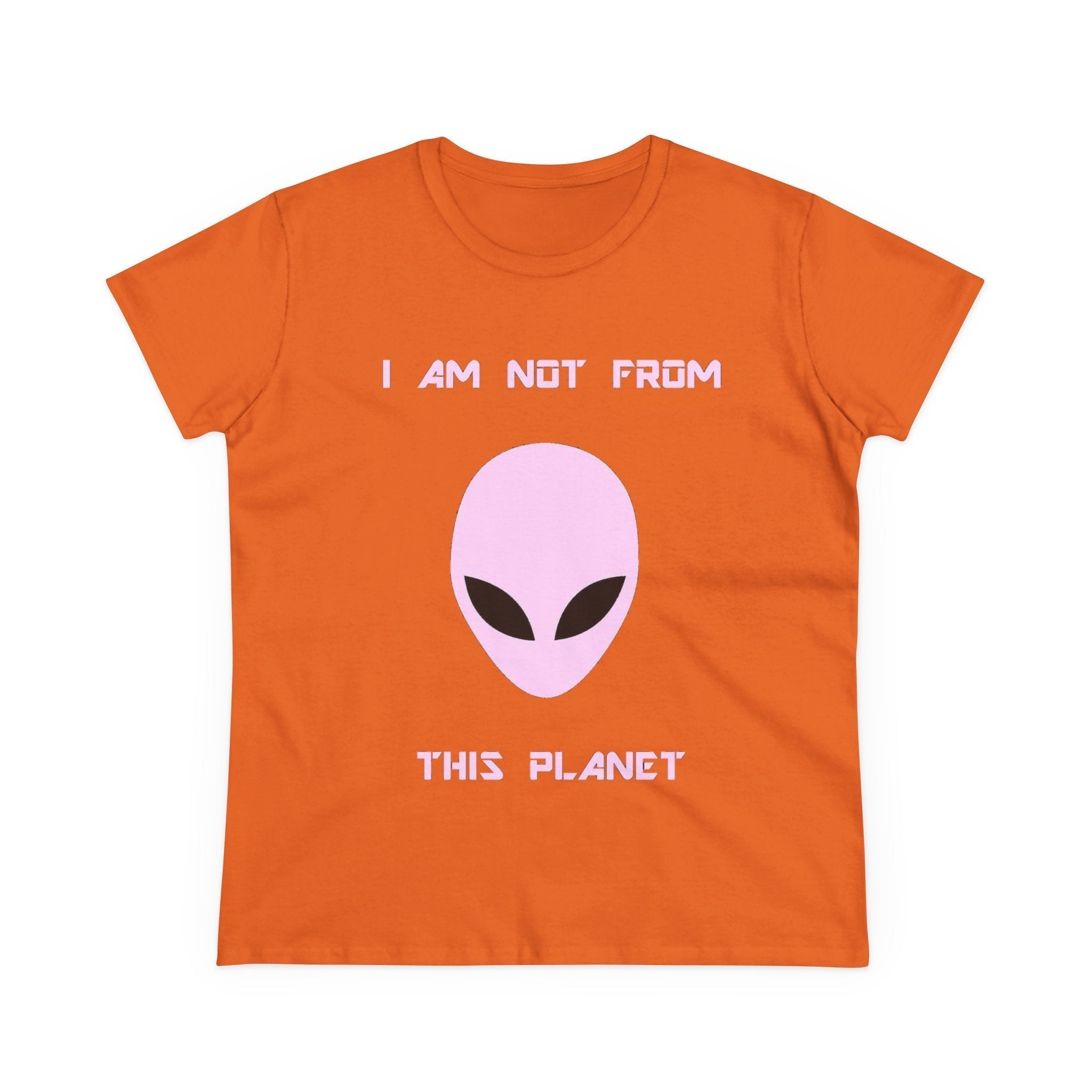 👽 I Am Not From This Planet — Women’s Alien Graphic Tee Printify