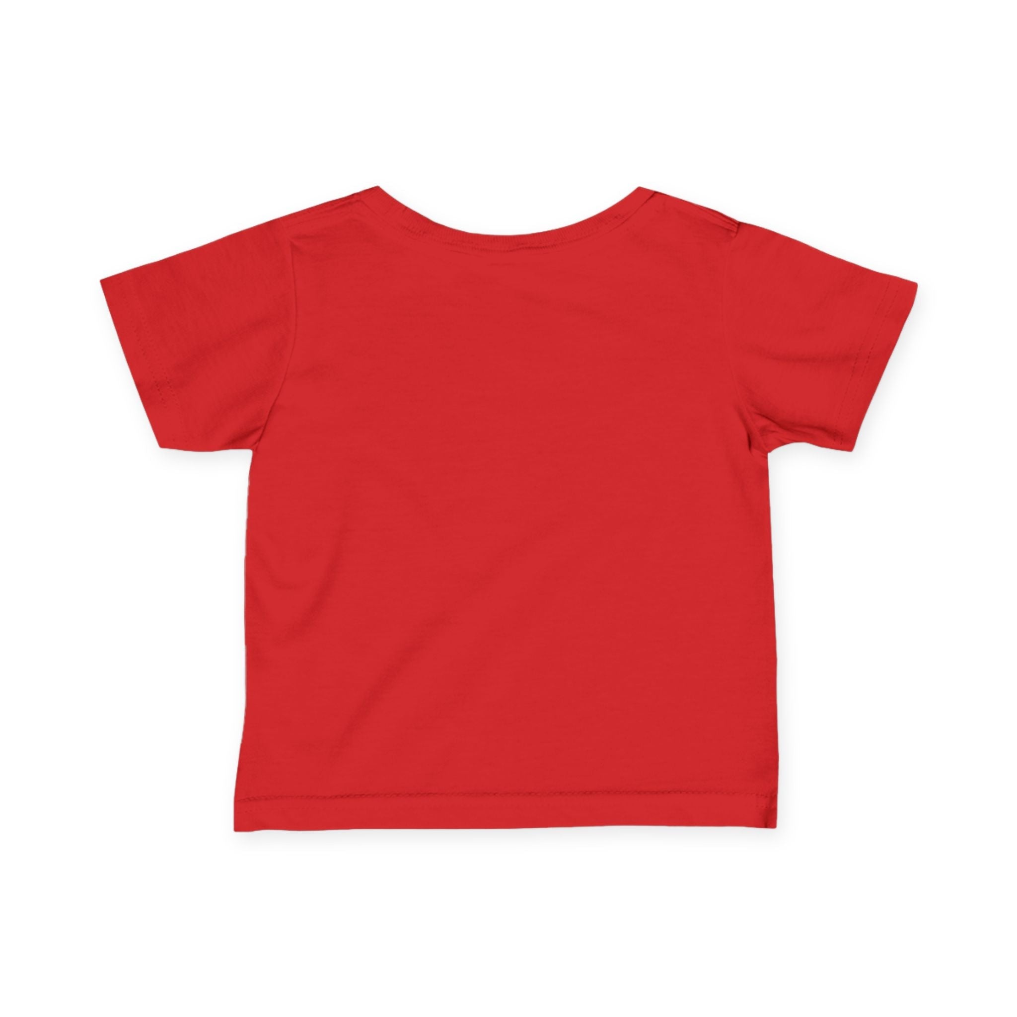 Infant Tee — Cute Mushroom Fisher Baby Shirt ("Vortex" Graphic) Printify