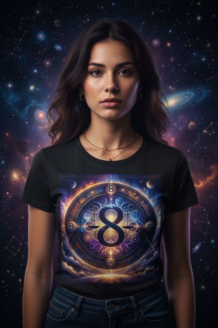 Infinity Mandala Tee — Cosmic Dark Lifestyle