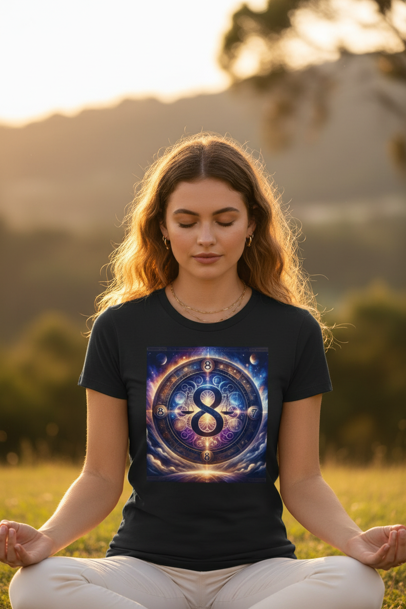 Infinity Mandala Tee — Spiritual Golden Hour