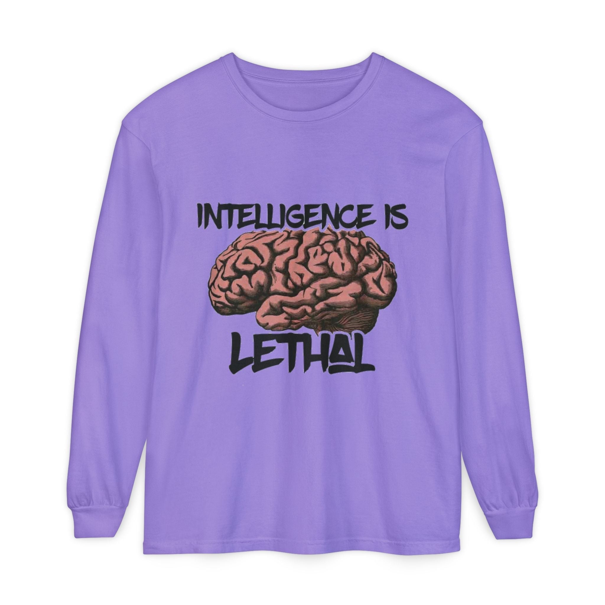 Unisex Garment-dyed Long Sleeve T-Shirt Printify