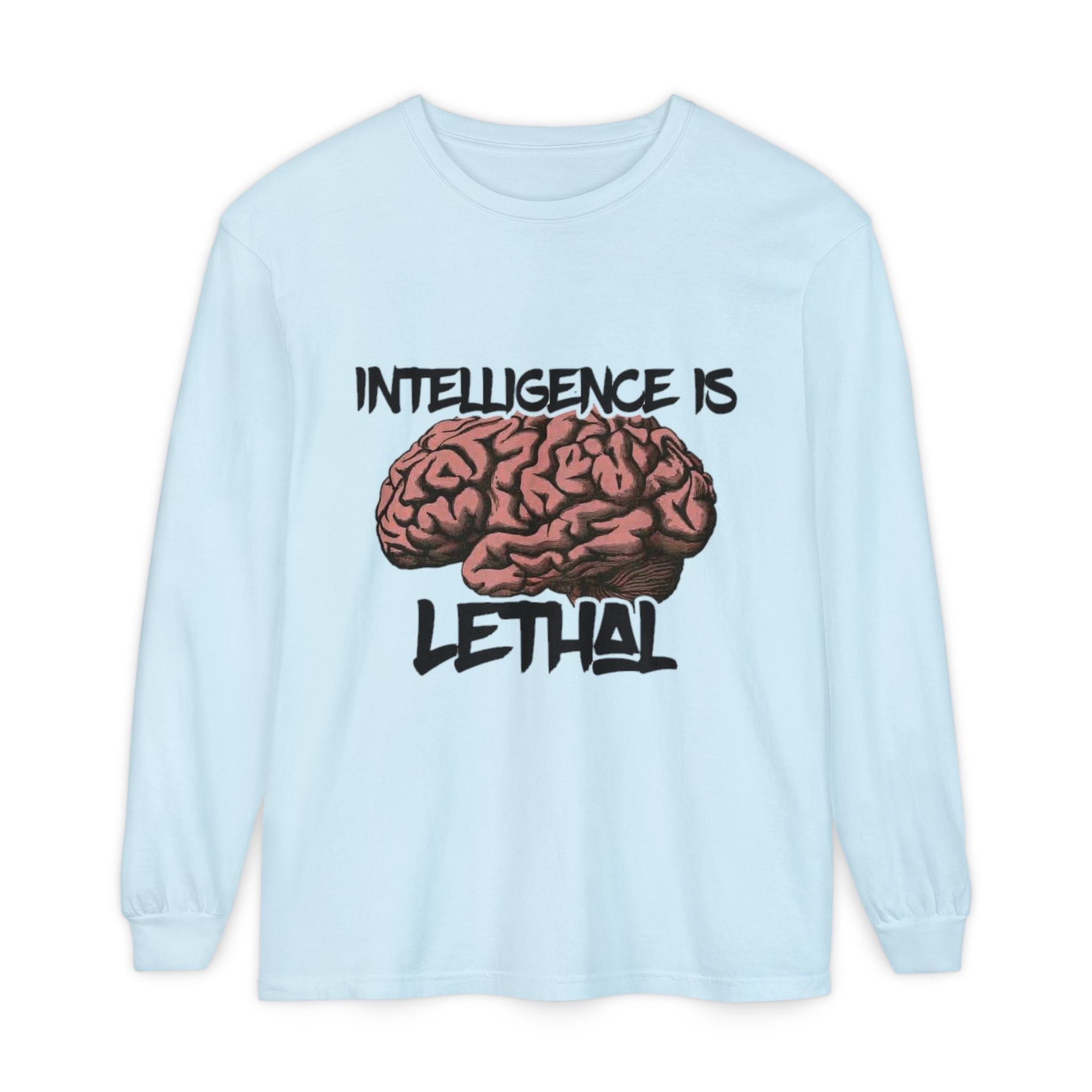 Unisex Garment-dyed Long Sleeve T-Shirt Printify