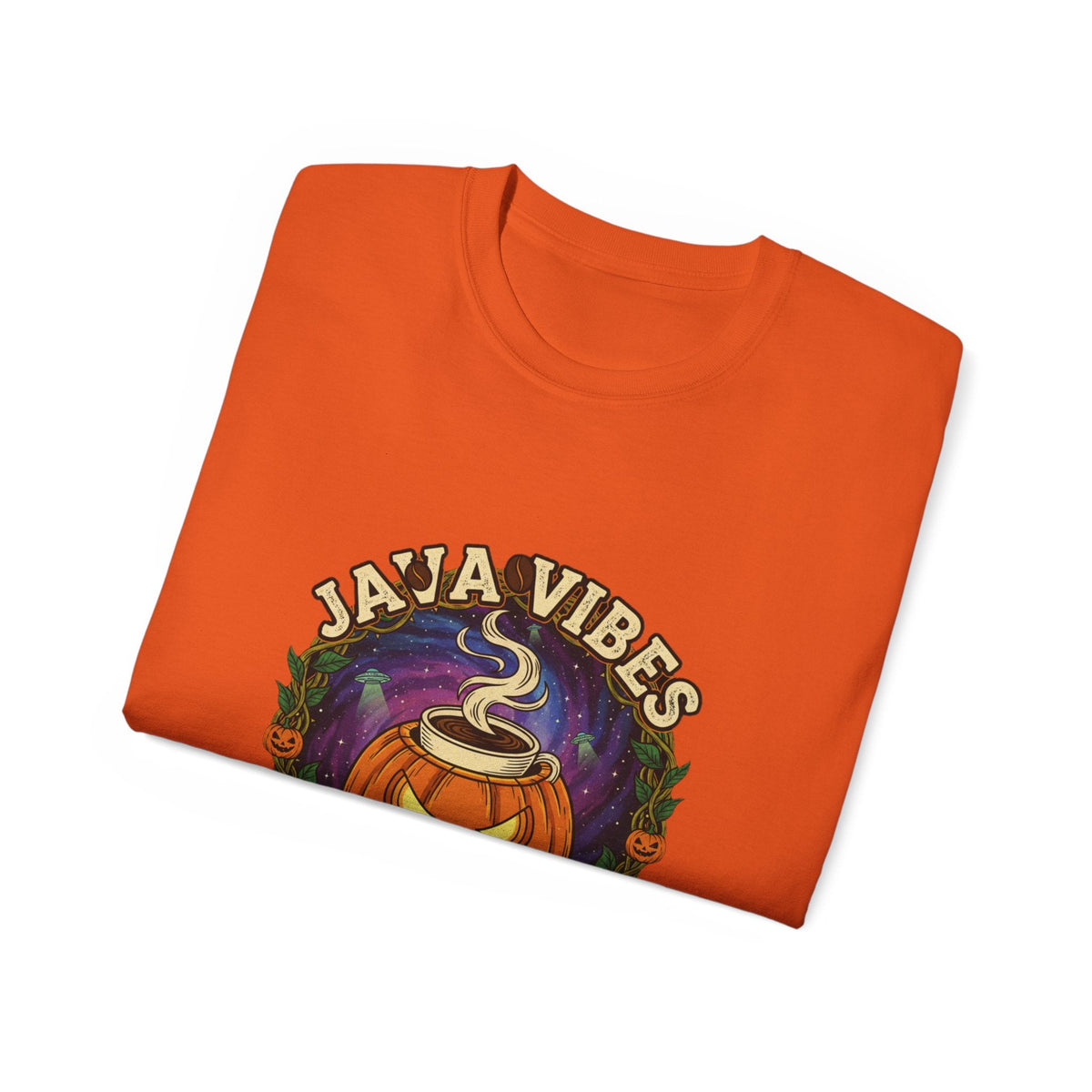 Ja’a Vibes Halloween Pumpkin Tee – Cosmic Fall Streetwear