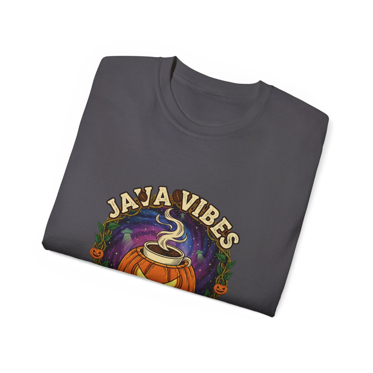 Ja’a Vibes Halloween Pumpkin Tee – Cosmic Fall Streetwear