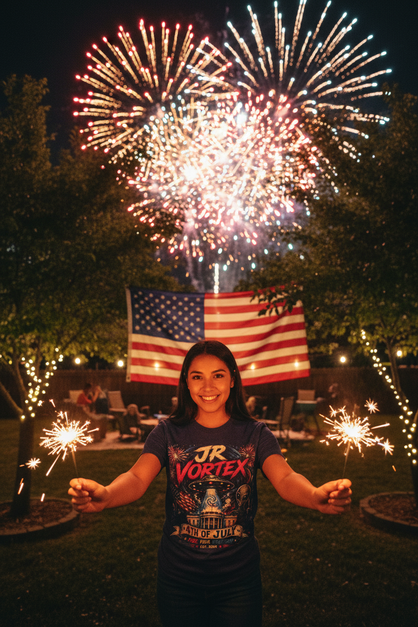 JR Vortex 4th of July Navy — Backyard Fireworks V3