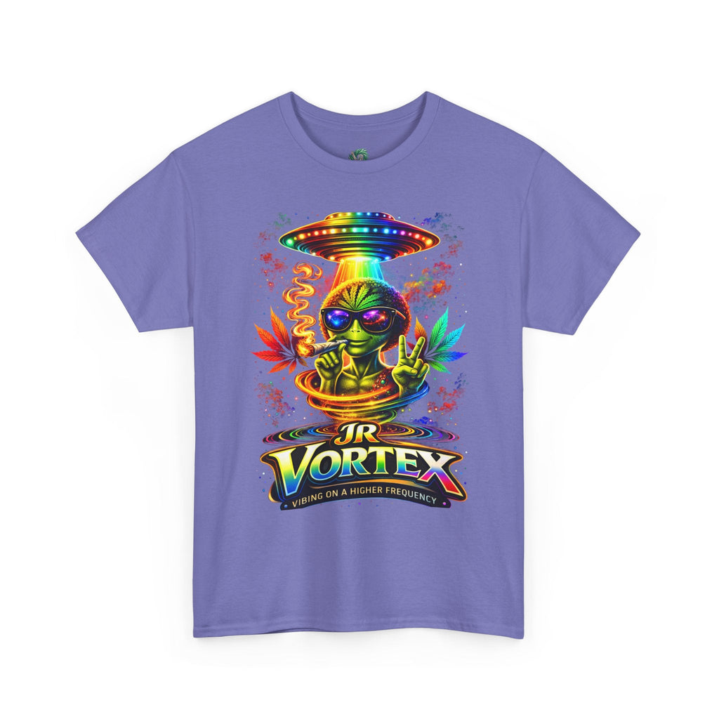 JR Vortex Alien UFO Tee – Psychedelic Streetwear T-Shirt | Vibing on a Higher Frequency