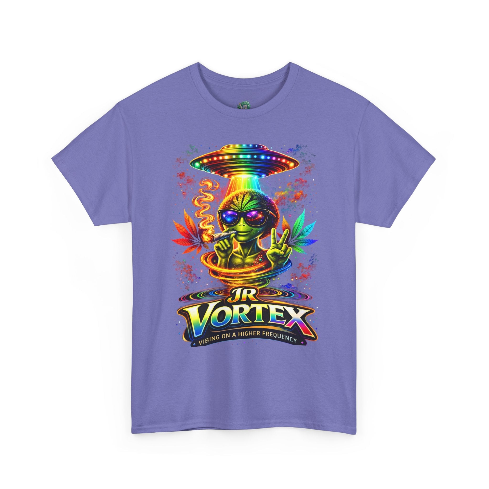 JR Vortex Alien UFO Tee – Psychedelic Streetwear T-Shirt | Vibing on a Higher Frequency