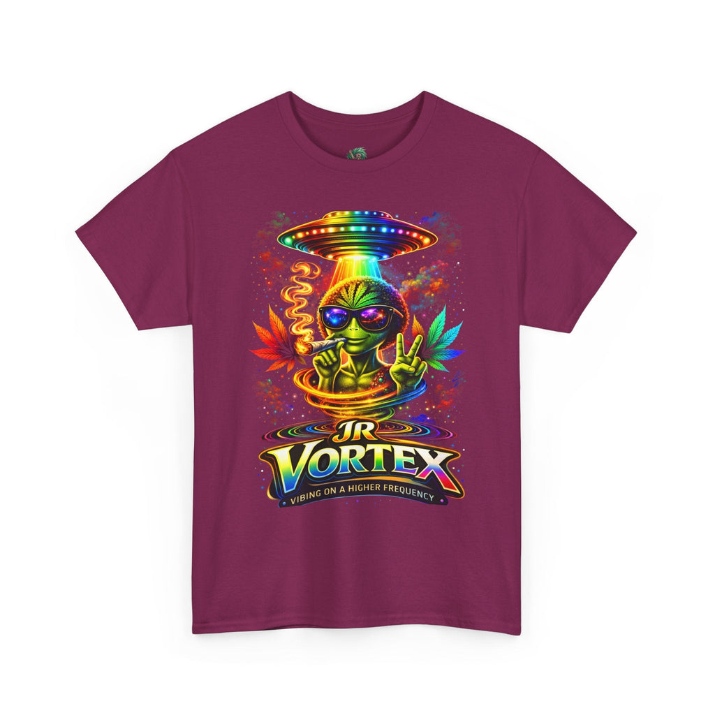 JR Vortex Alien UFO Tee – Psychedelic Streetwear T-Shirt | Vibing on a Higher Frequency