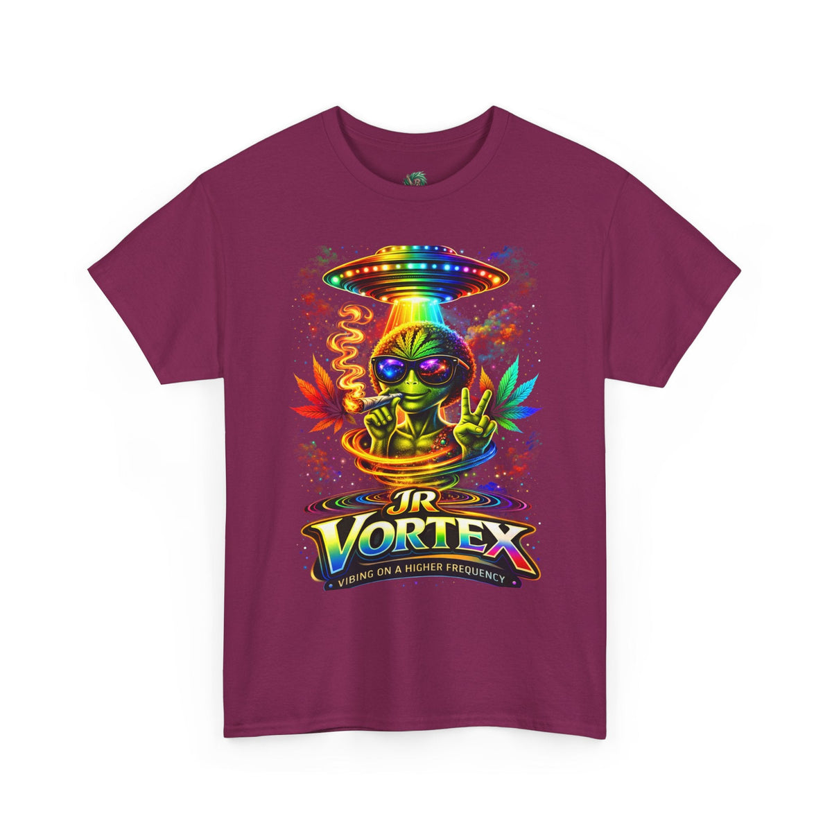 JR Vortex Alien UFO Tee – Psychedelic Streetwear T-Shirt | Vibing on a Higher Frequency